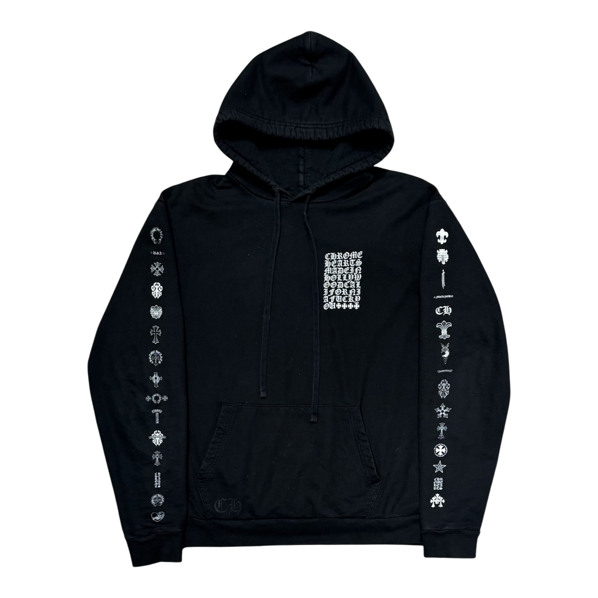 Multi Logo Pullover Hoodie
