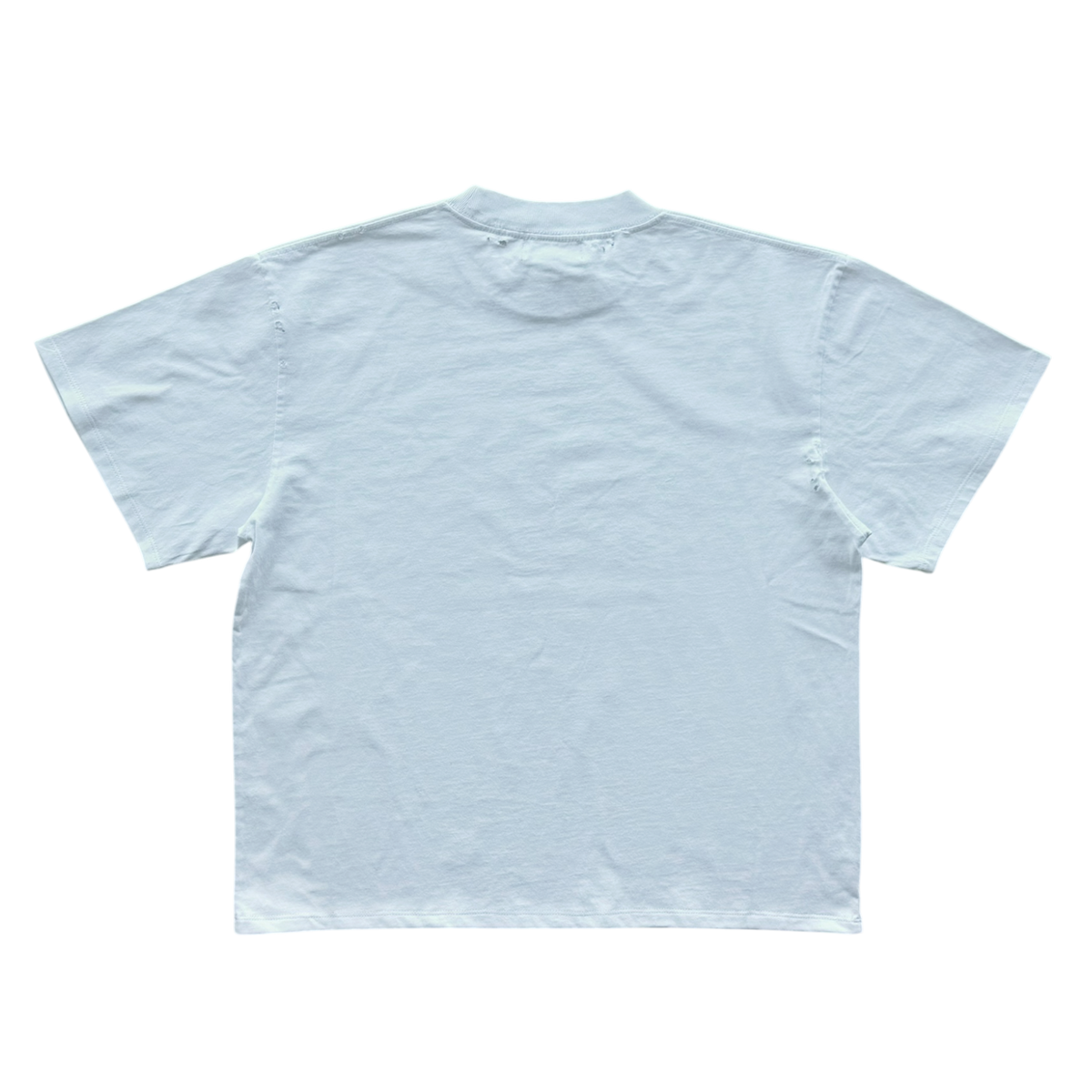 Story Eye Distressed Tee White