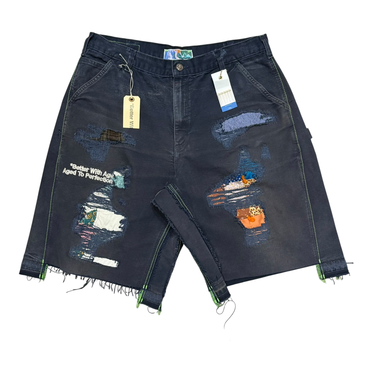 Repair Double-wide Carpenter Short Washed Black