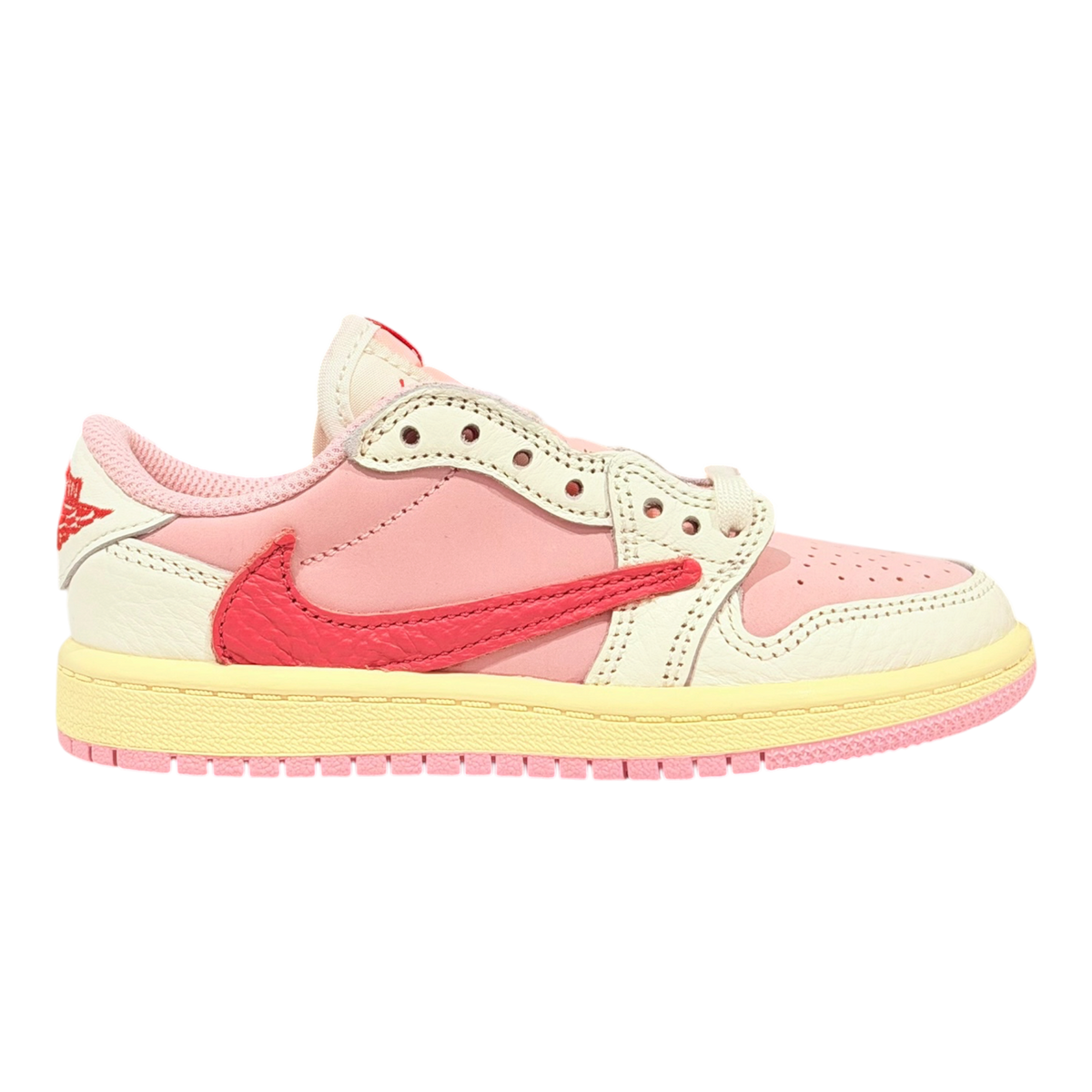 Jordan 1 Retro Low OG SP Travis Scott Sail Tropical Pink (PS)