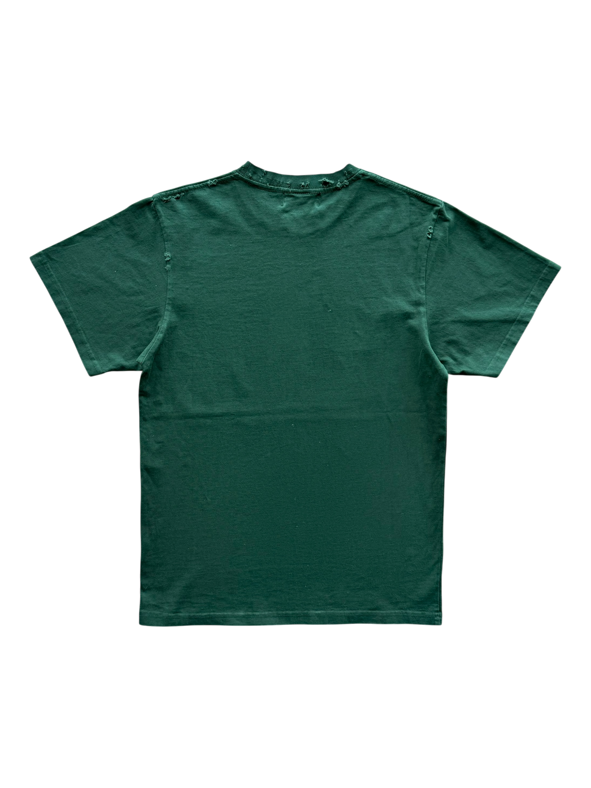 Varsity Bulldog Distressed Tee Forest Green