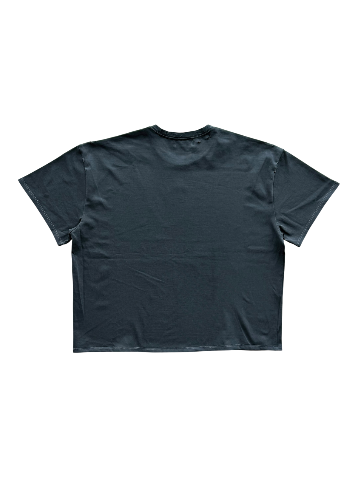 Sara Distressed Tee Washed Black