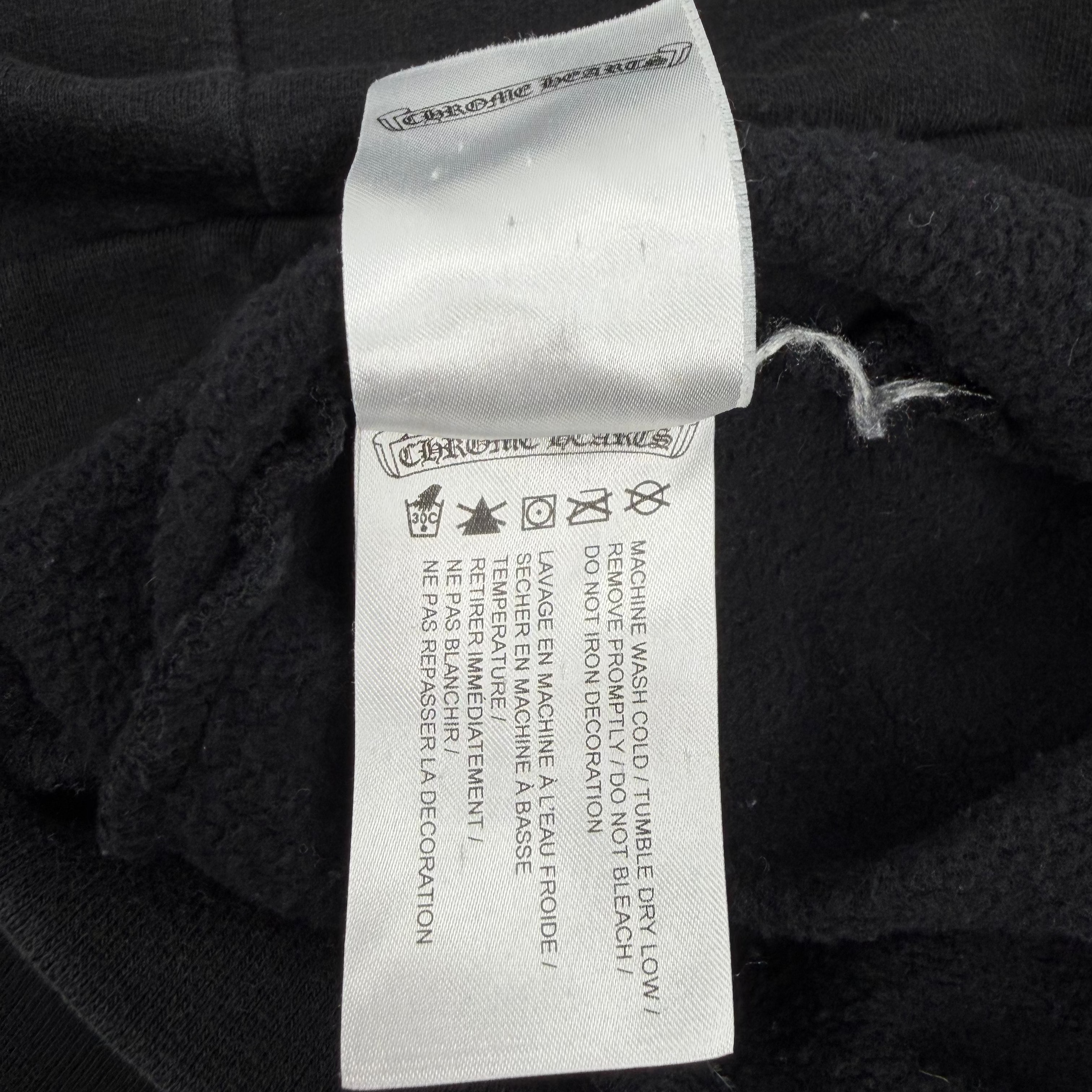 Chrome Hearts Black Red Cross Hoodie