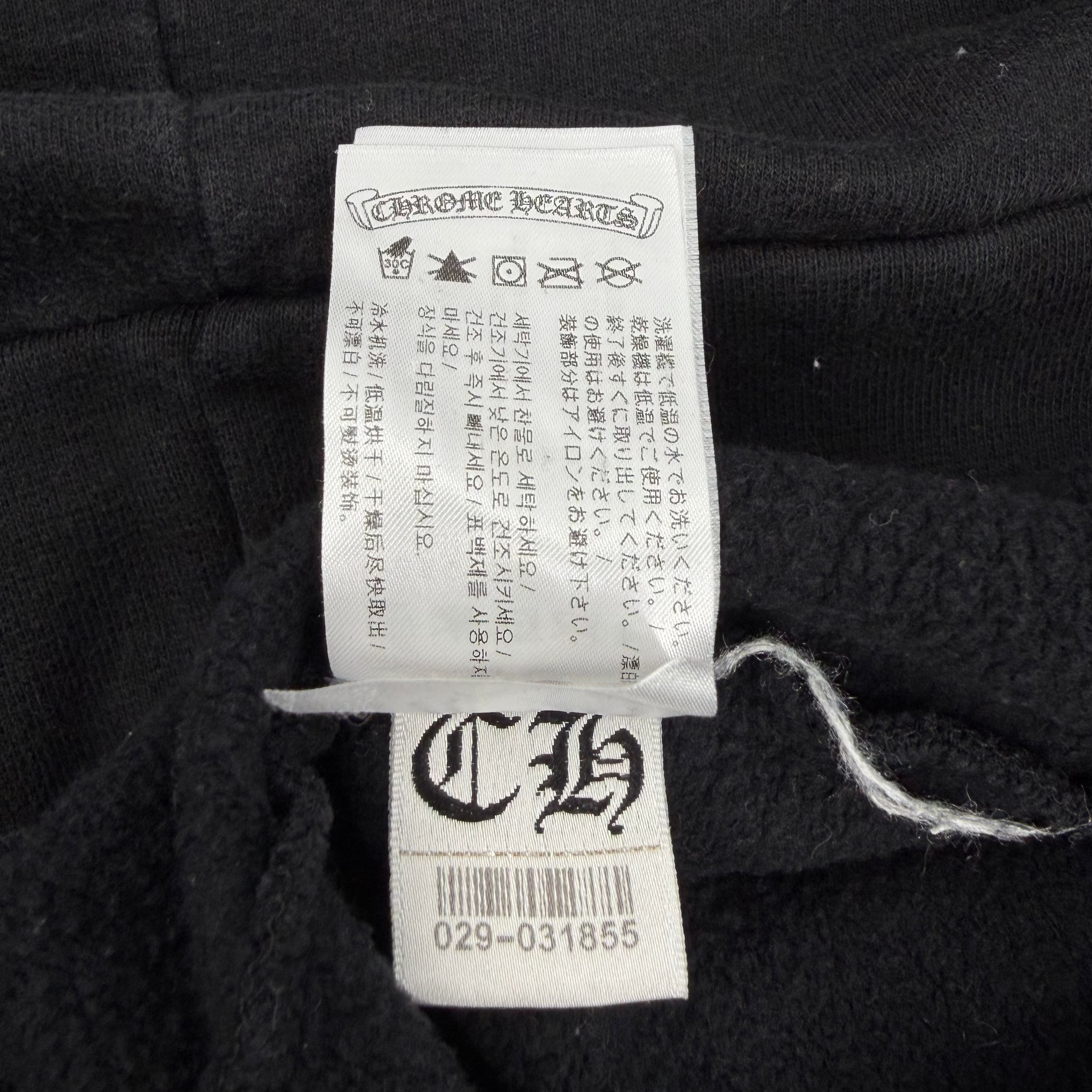 Chrome Hearts Black Red Cross Hoodie