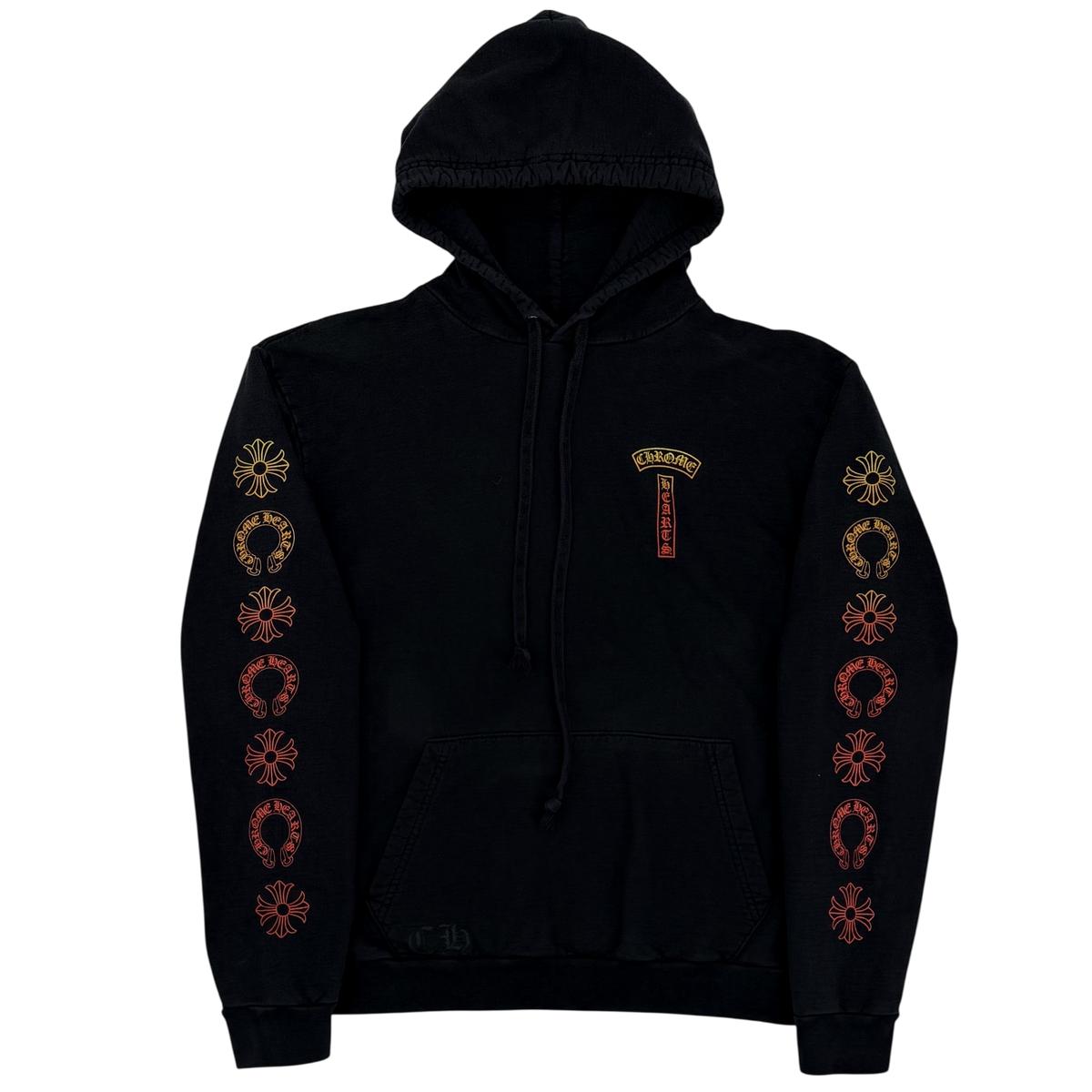 Yellow Orange Gradient T Bar Hoodie