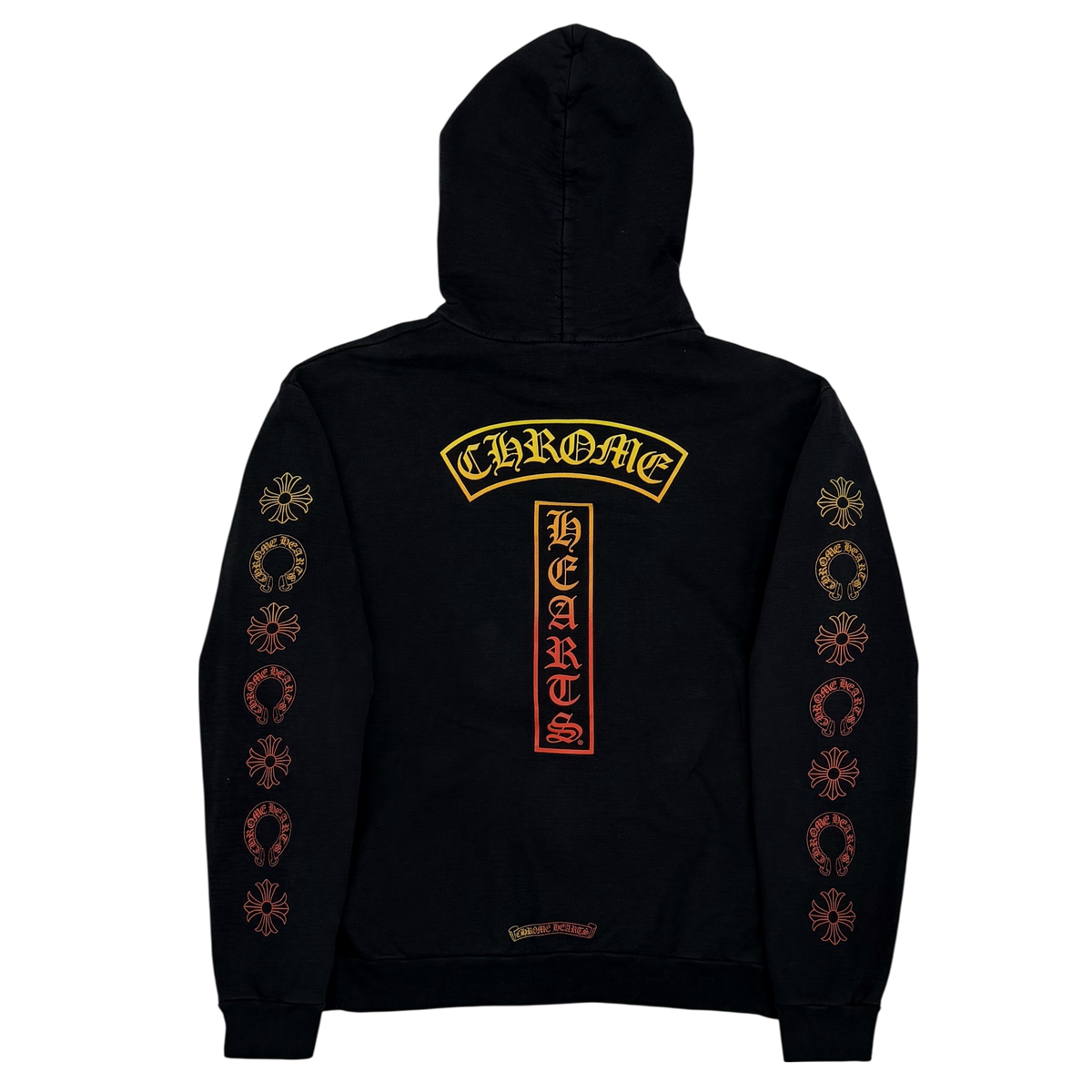 Yellow Orange Gradient T Bar Hoodie