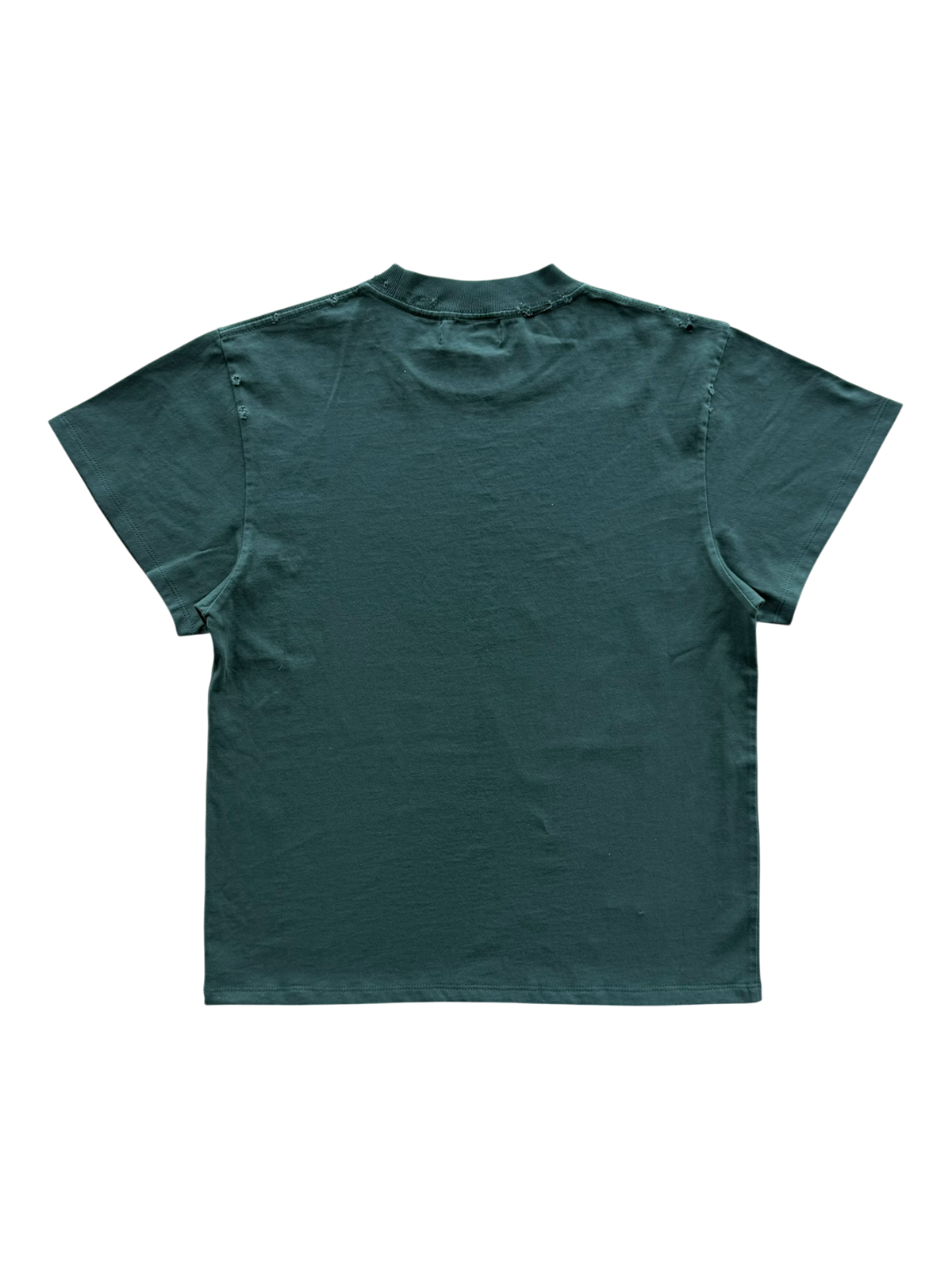 Bad Habits Distressed Tee Forest Green