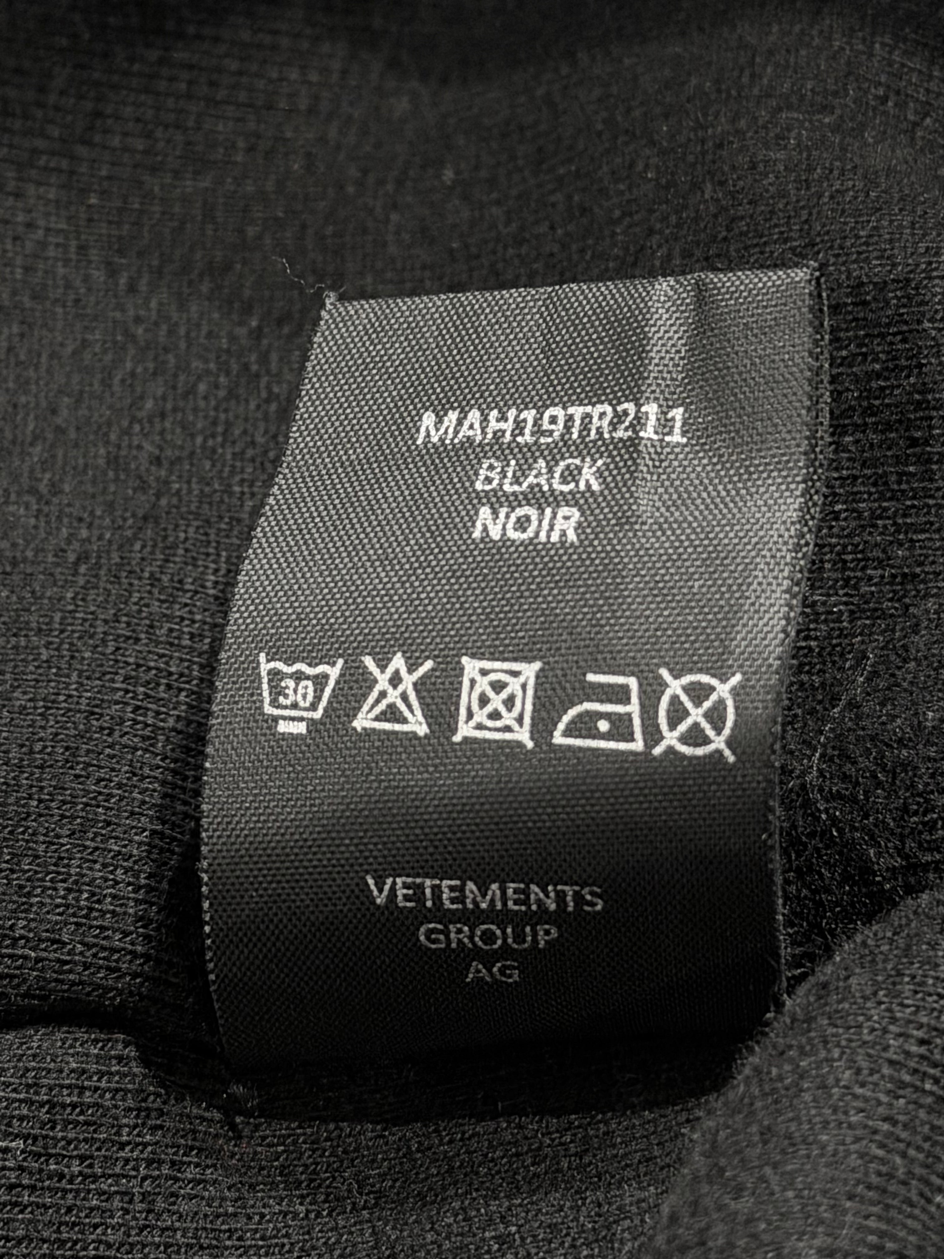 Vetements FW/2019 Inside Out Oversized Hoodie