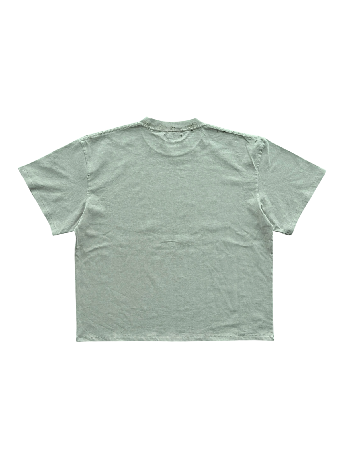 Varsity Bulldog Distressed Tee Beige