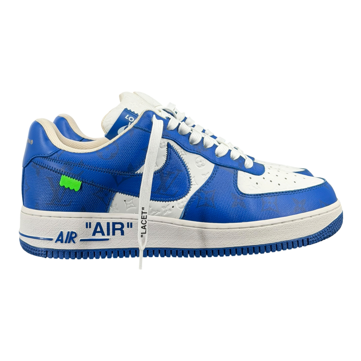 Louis Vuitton Air Force 1 Low By Virgil Abloh White Royal