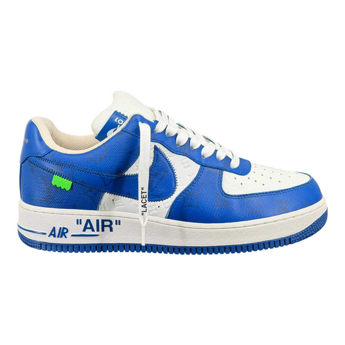 Louis Vuitton Air Force 1 Low By Virgil Abloh White Royal