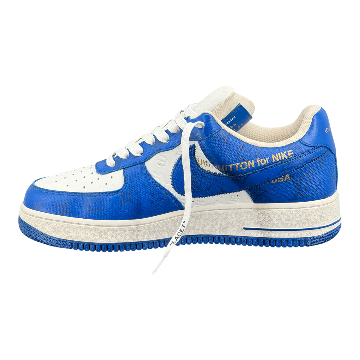 Louis Vuitton Air Force 1 Low By Virgil Abloh White Royal