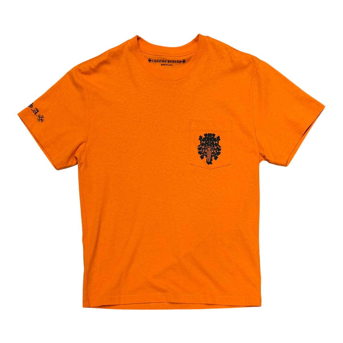 'Vine Dagger' Orange Pocket Tee