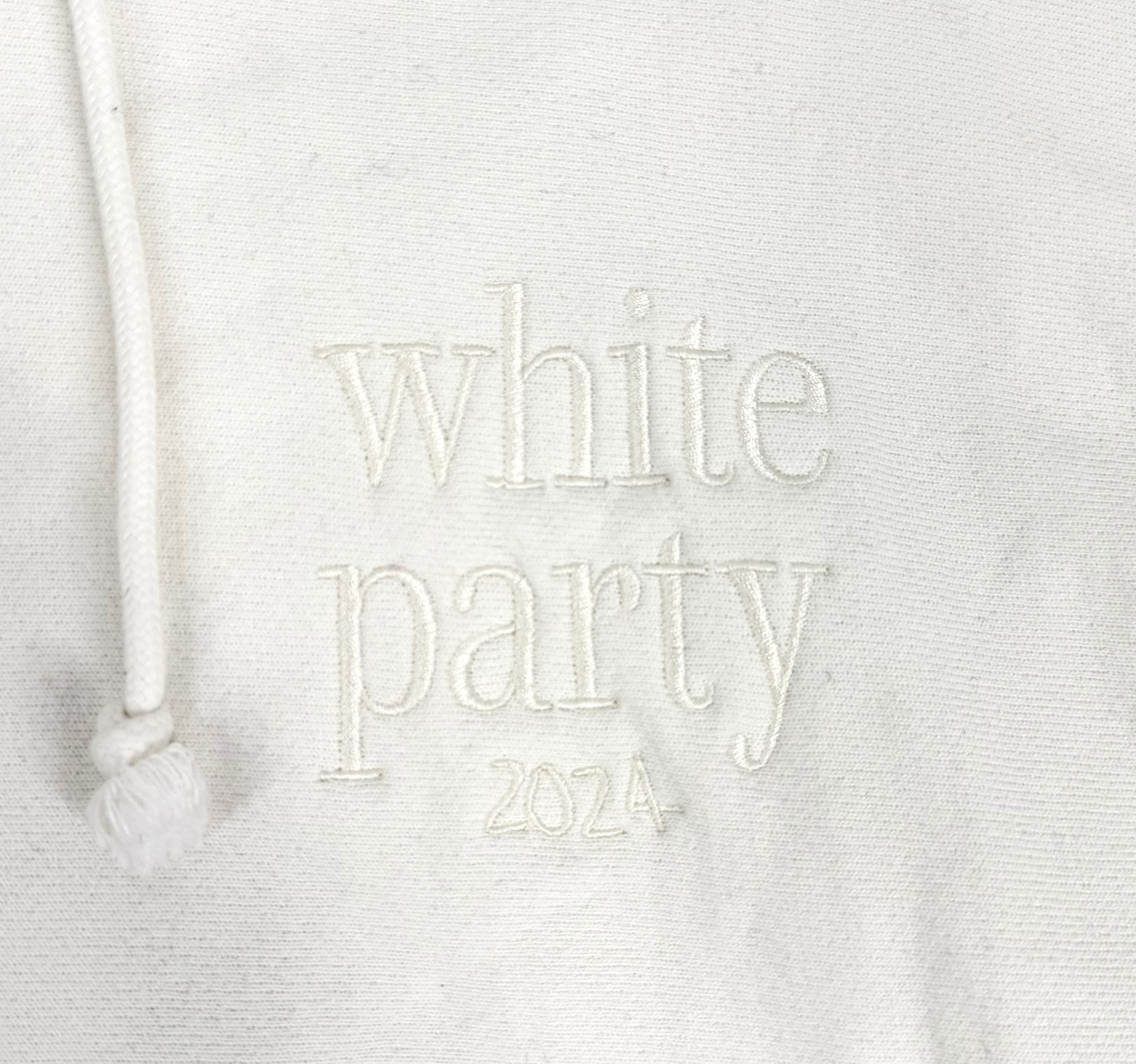 Bridgehampton White Party Hoodie