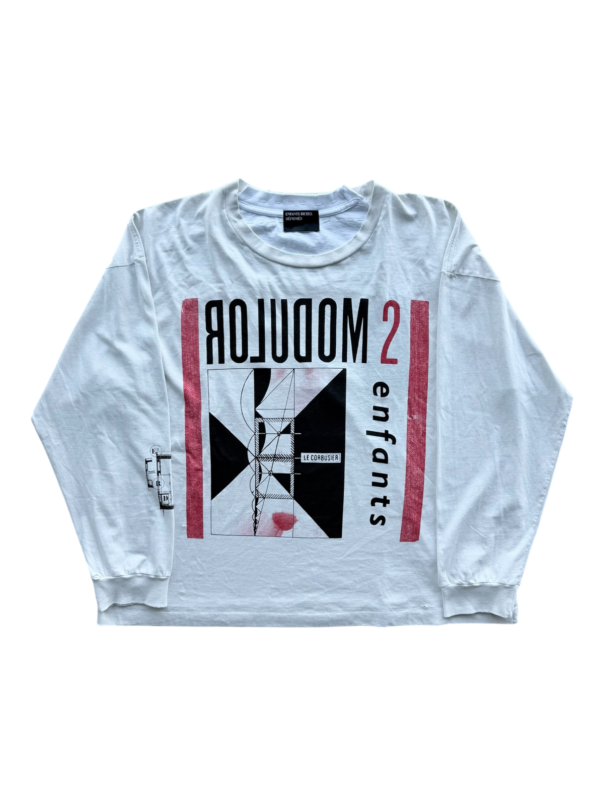Vintage White Modular LS T-Shirt