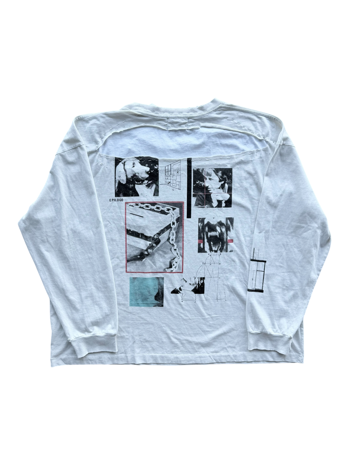 Vintage White Modular LS T-Shirt