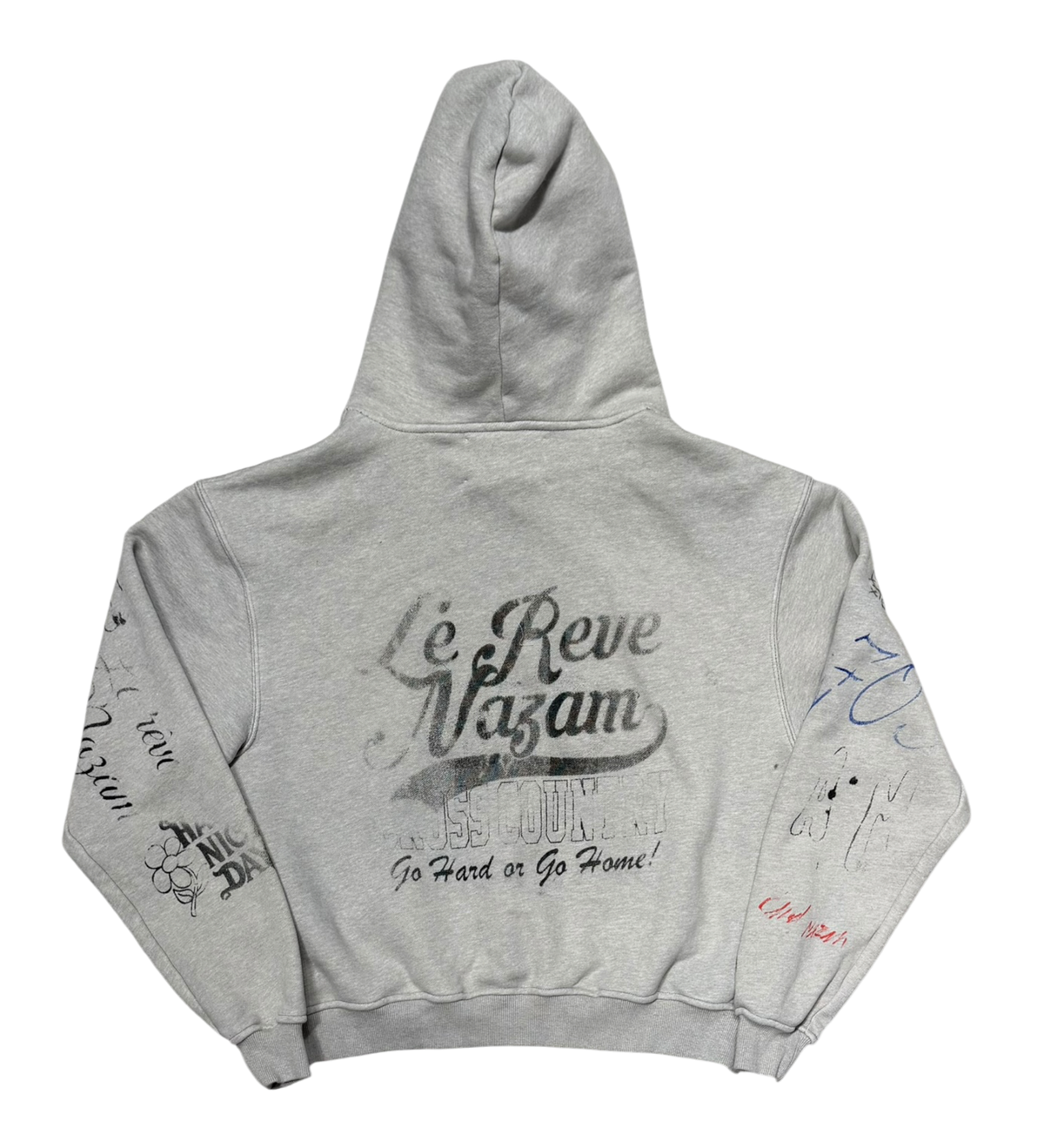 Vintage Grey Artist Hoodie
