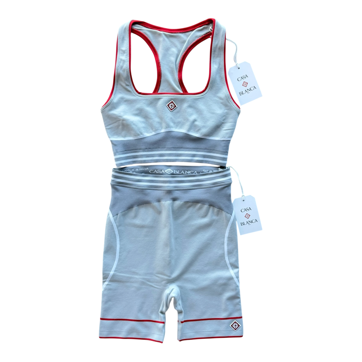 Women's Sports Top & Bottom Set Grey