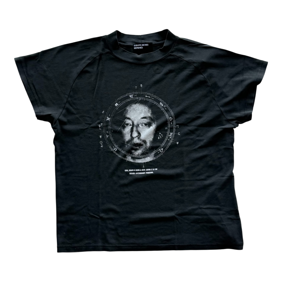 Serge Raglan Washed Black Tee