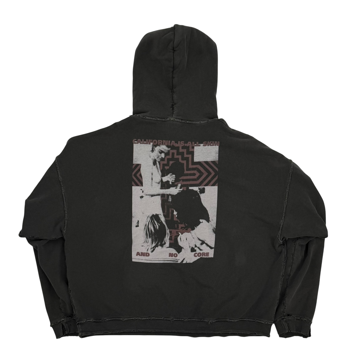 Reverend Hoodie Sun Faded Black Hoodie