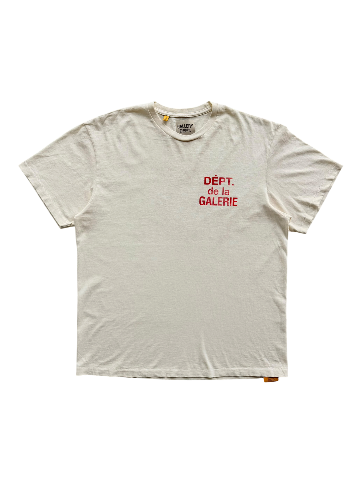 French Logo T-Shirt Cream & Red