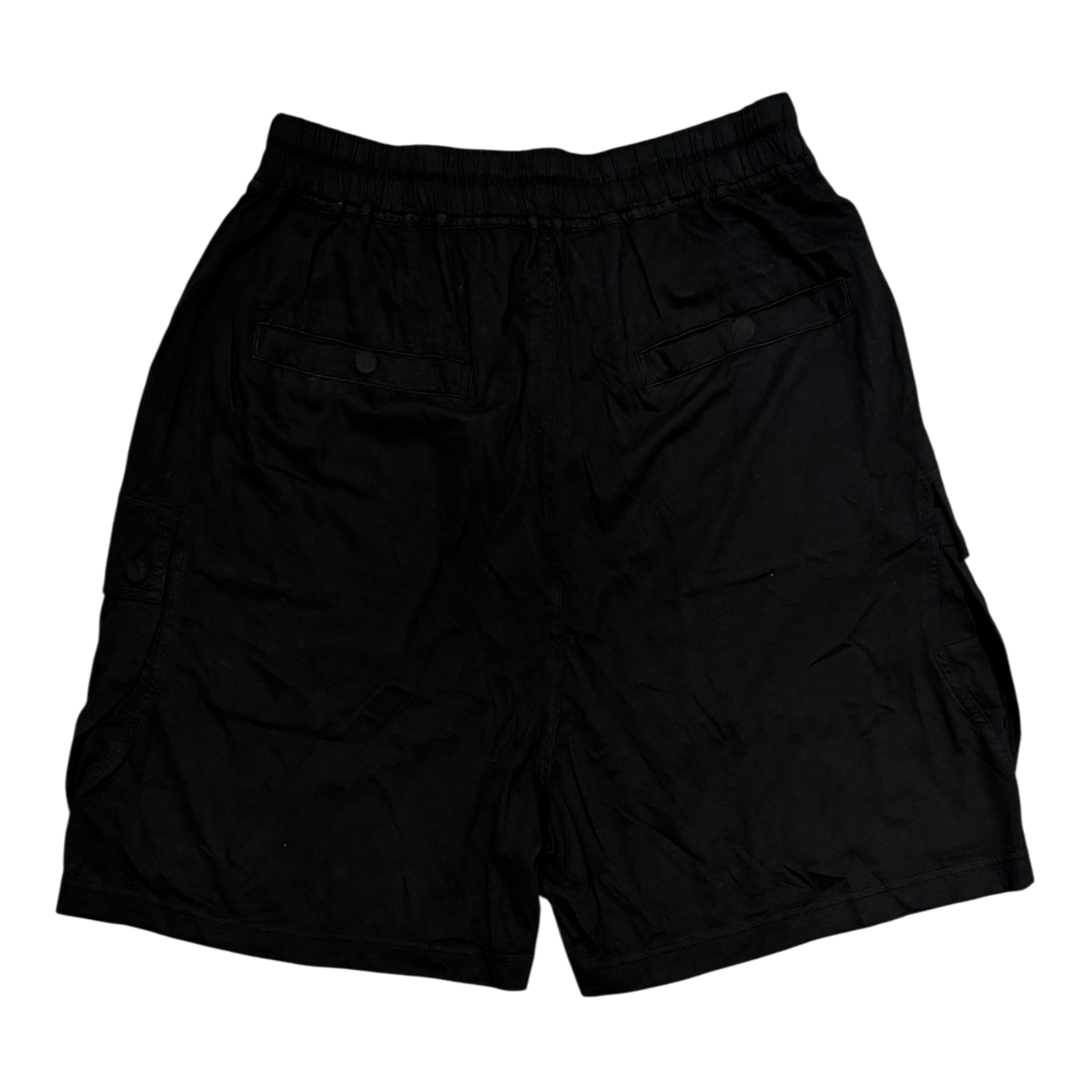 DRKSHDW Black Bela Cotton Cargo Shorts