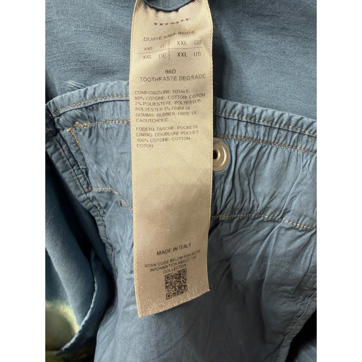 DRKSHDW Cargobela Shorts 'Toothpaste Degrade'