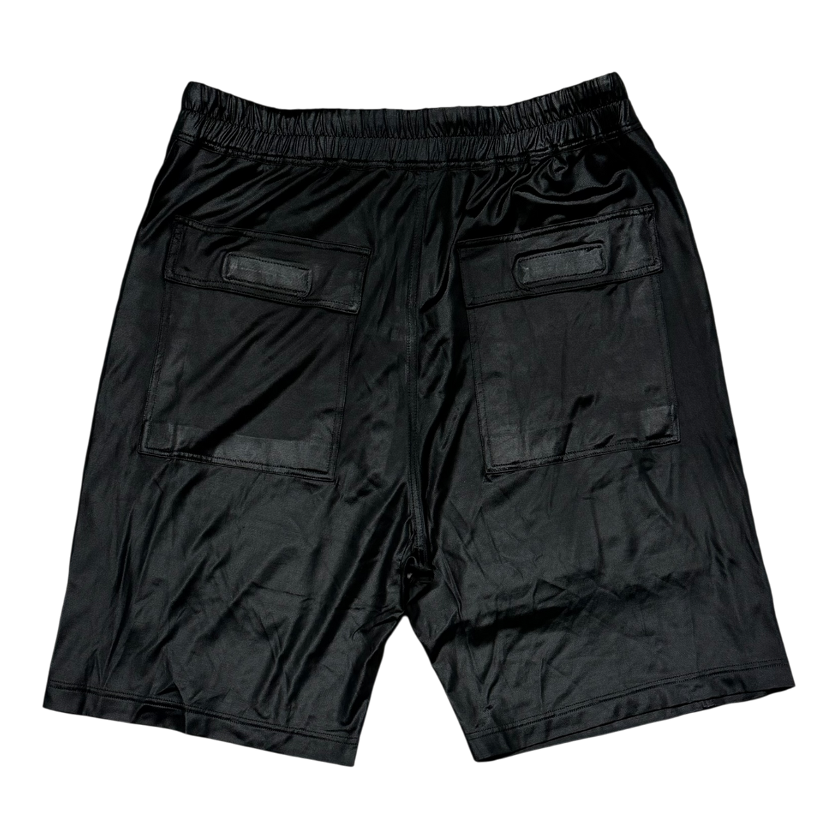 Nylon Button Drawstring Shorts
