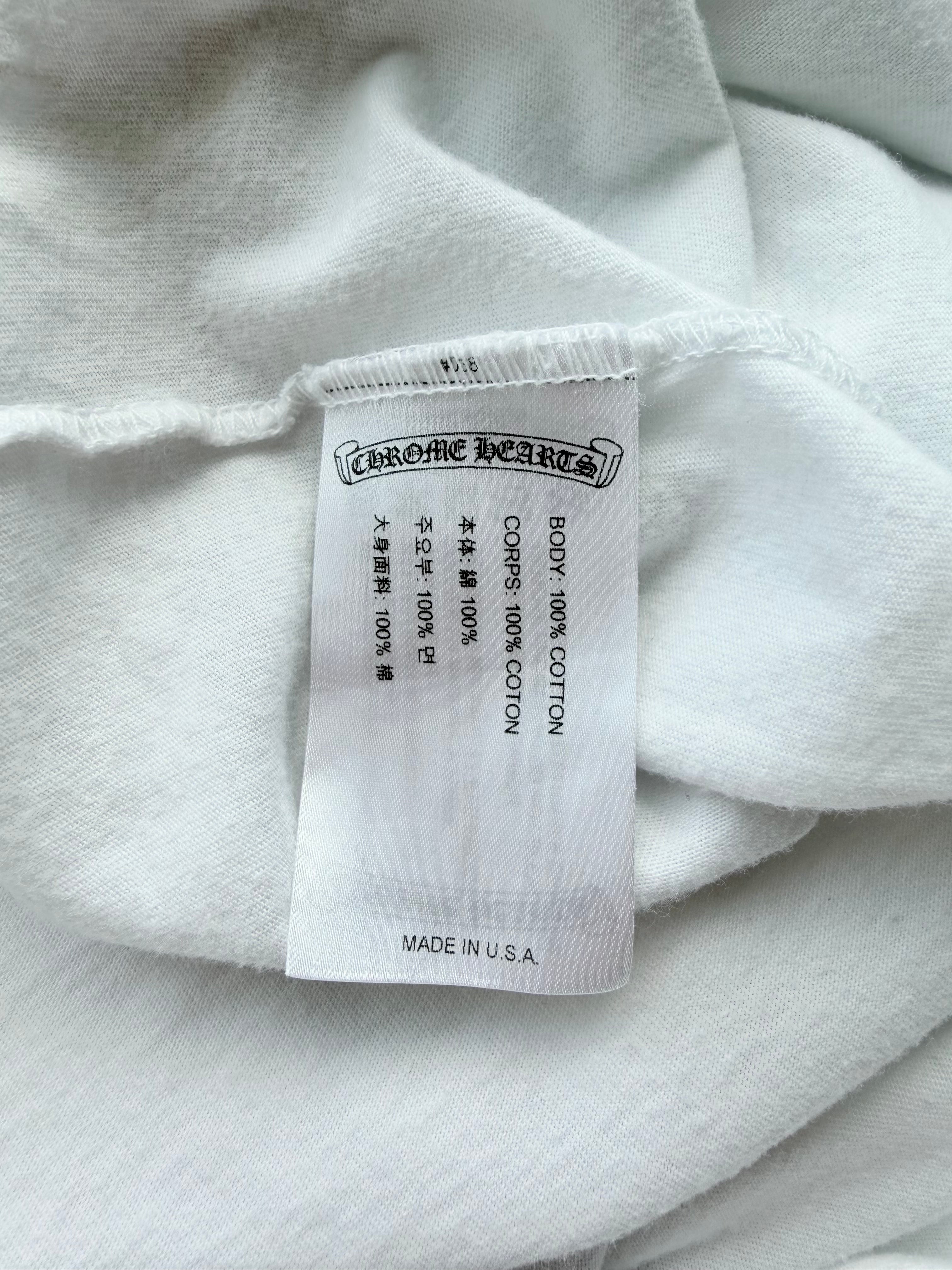 Triple Cross Horseshoe Logo Pocket T-Shirt White & Camo