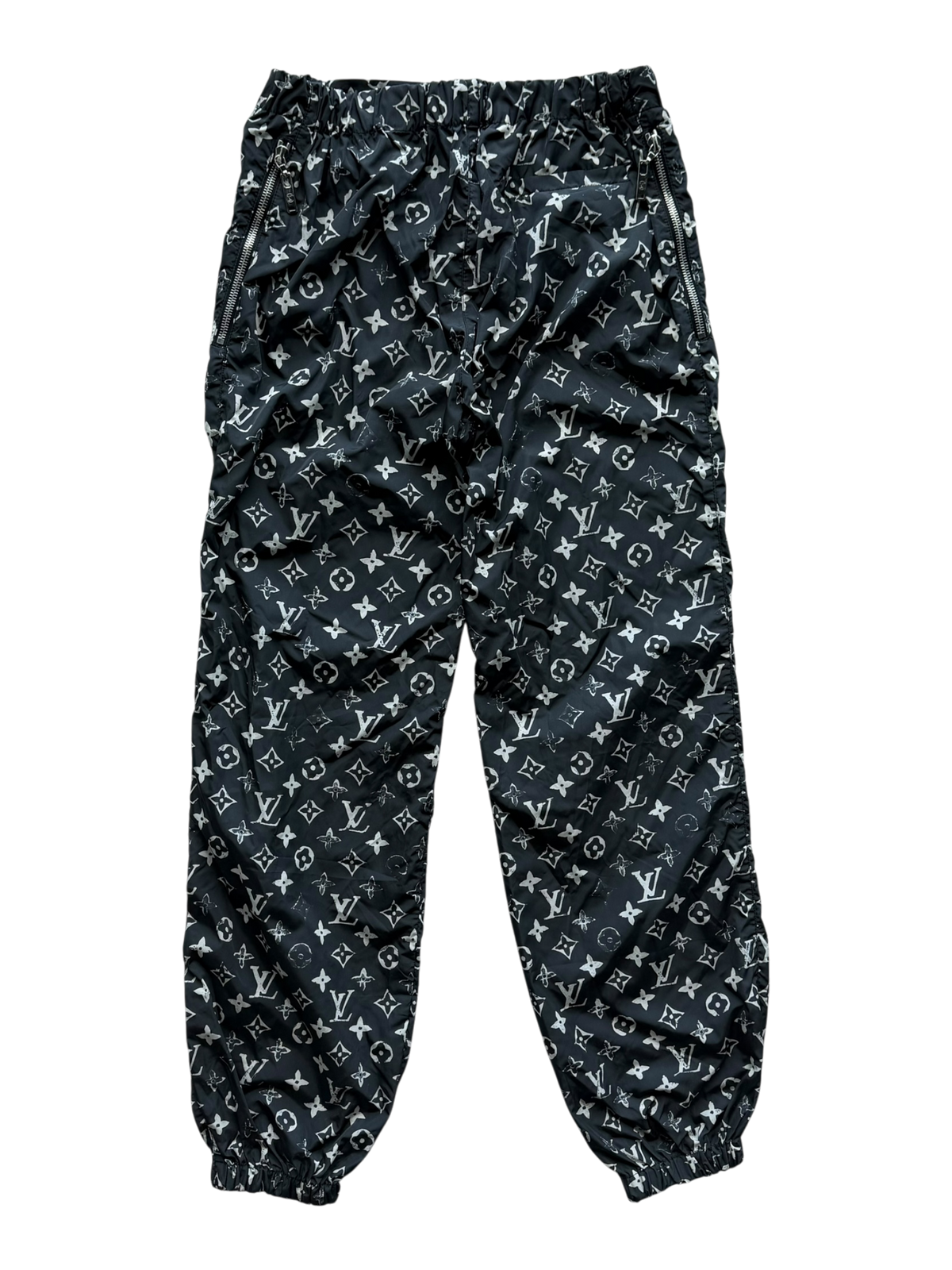 Black & White Monogram Women's Track Pants