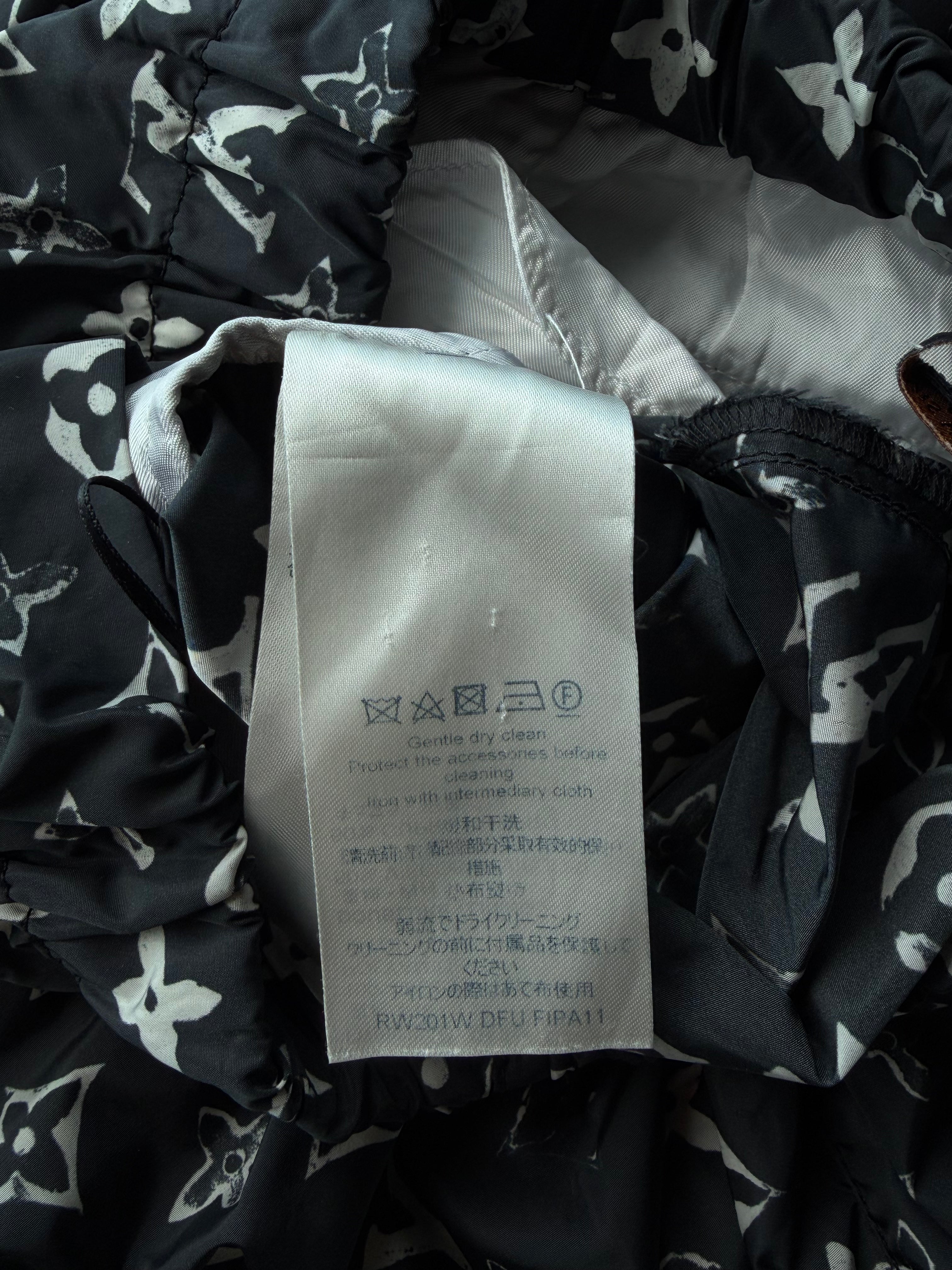 Black & White Monogram Women's Track Pants