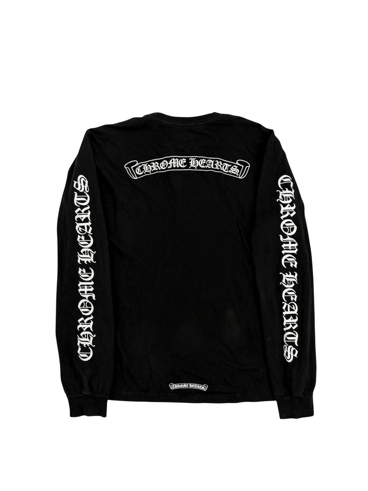 Black Scroll Logo Pocket L/S