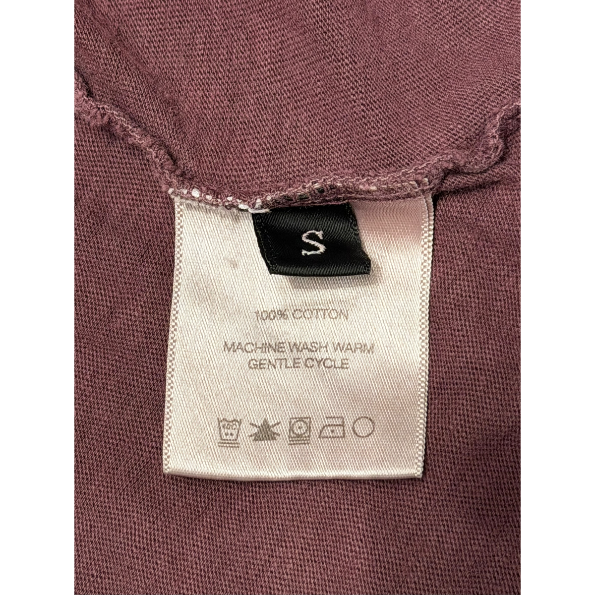 Distressed Logo-Print T-Shirt Purple