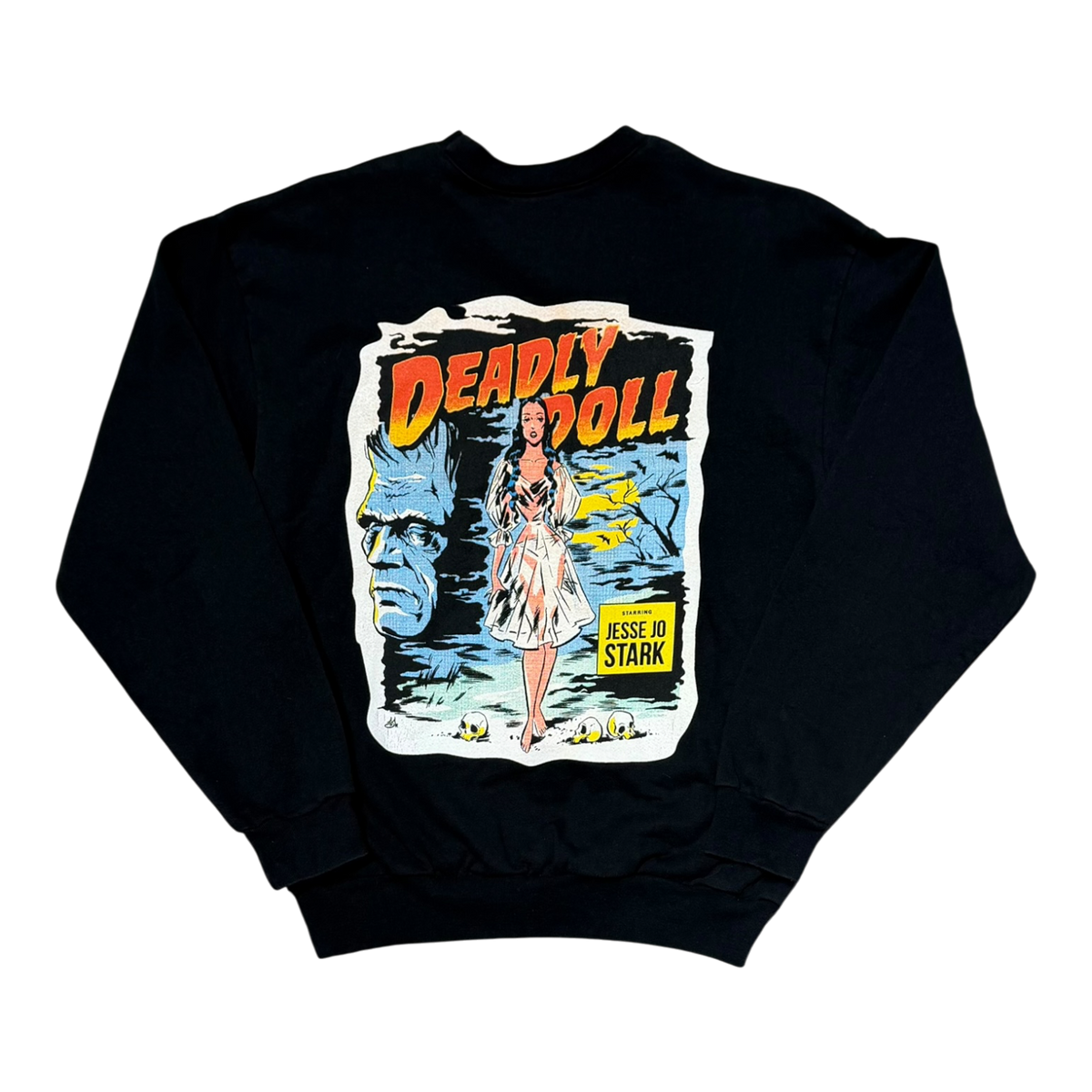 Jesse Jo Stark Deadly Doll Crewneck Black