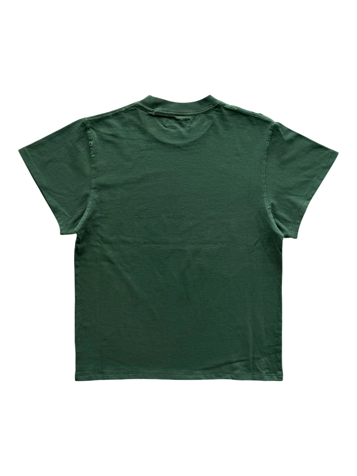 Sara Distressed Tee Forest Green
