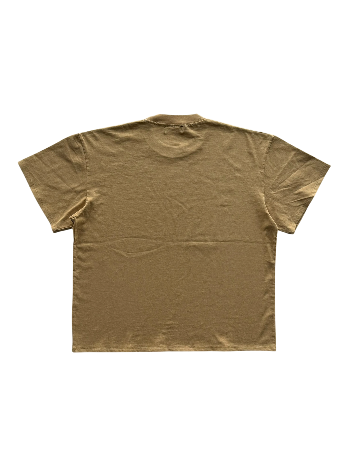 Varsity Bulldog Distressed Tee Yellow