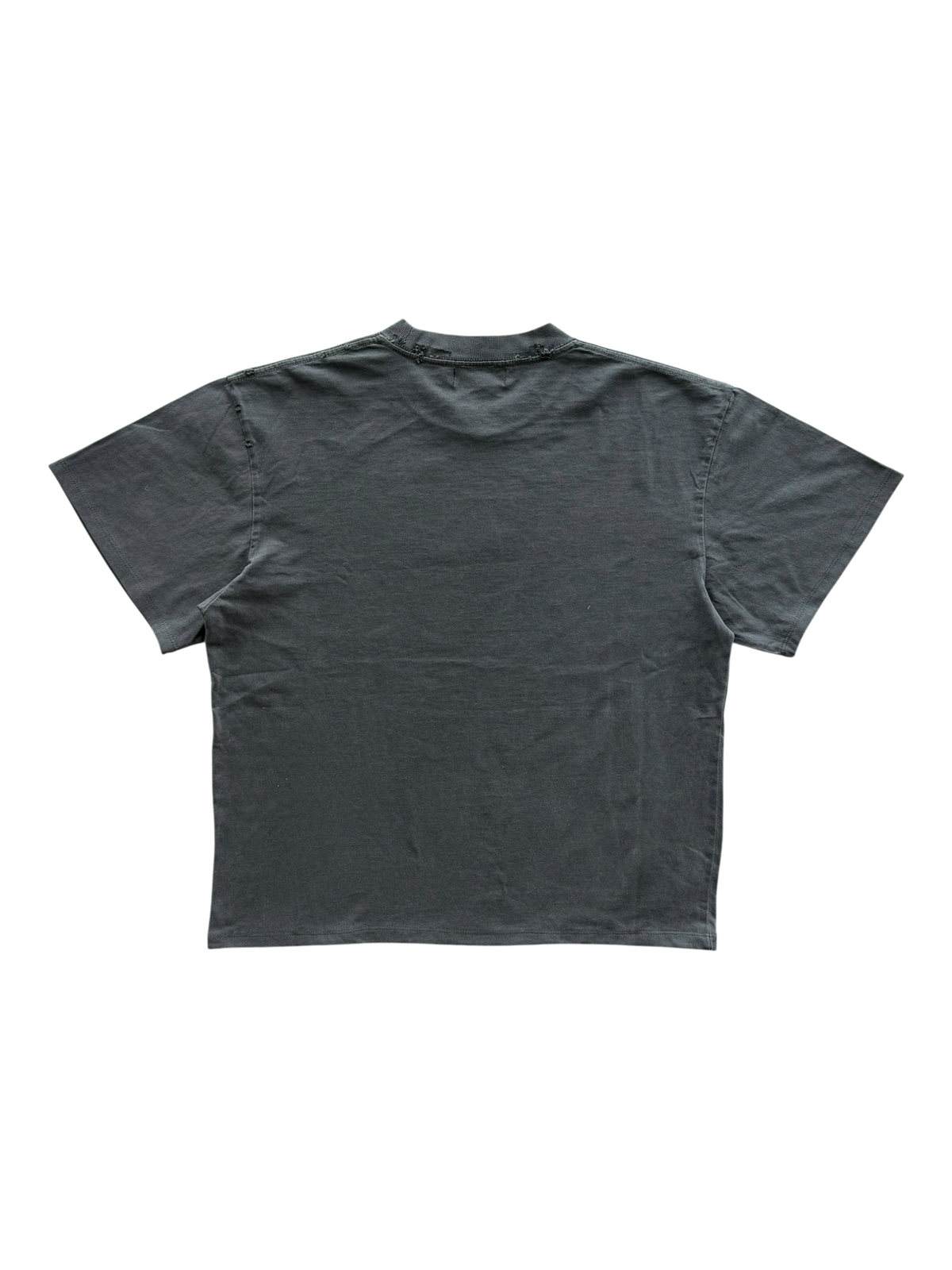 Bloom Distressed Tee Dark Grey