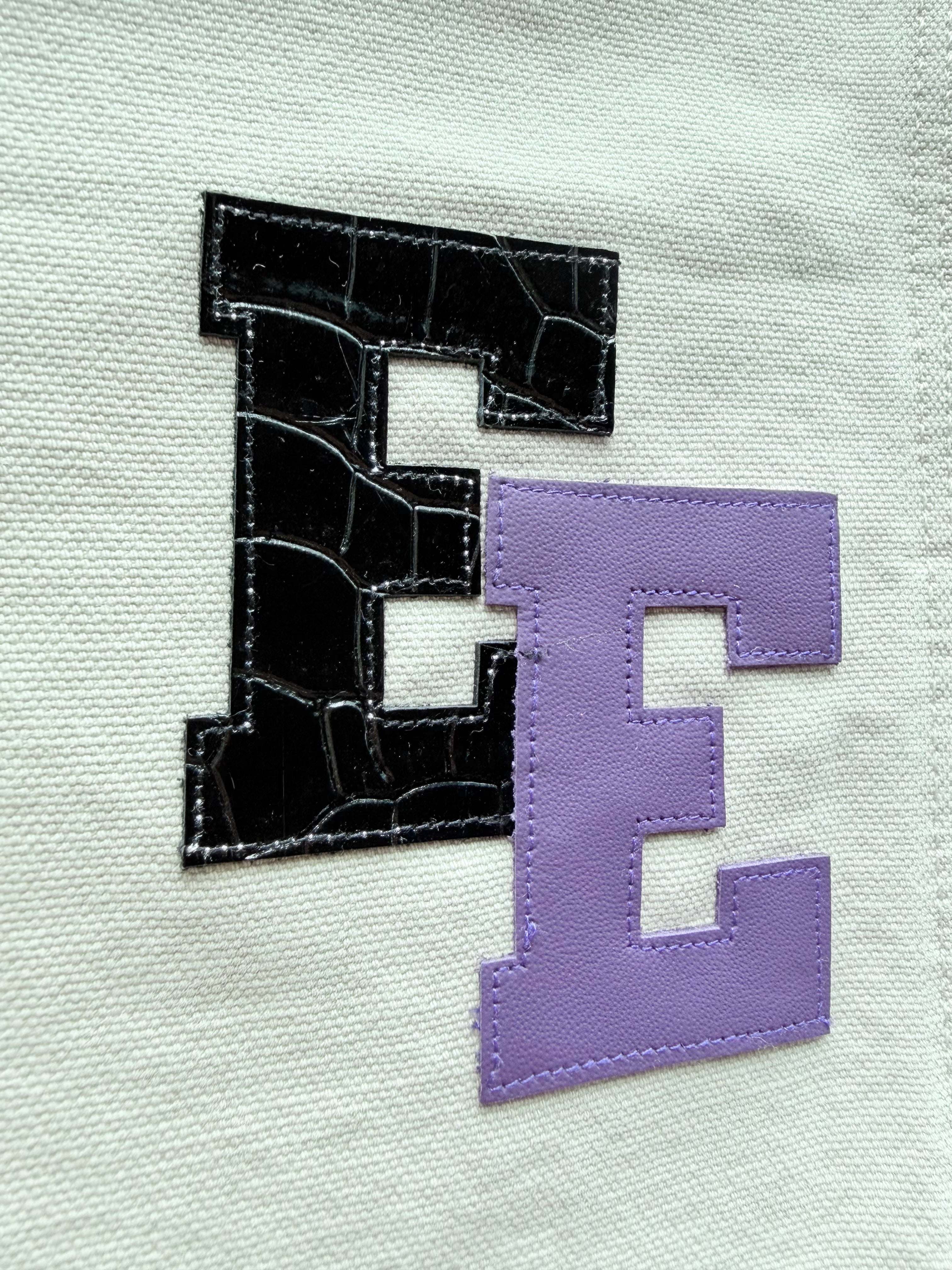 Black Croc & Purple Patch Carpenter Shorts Sand