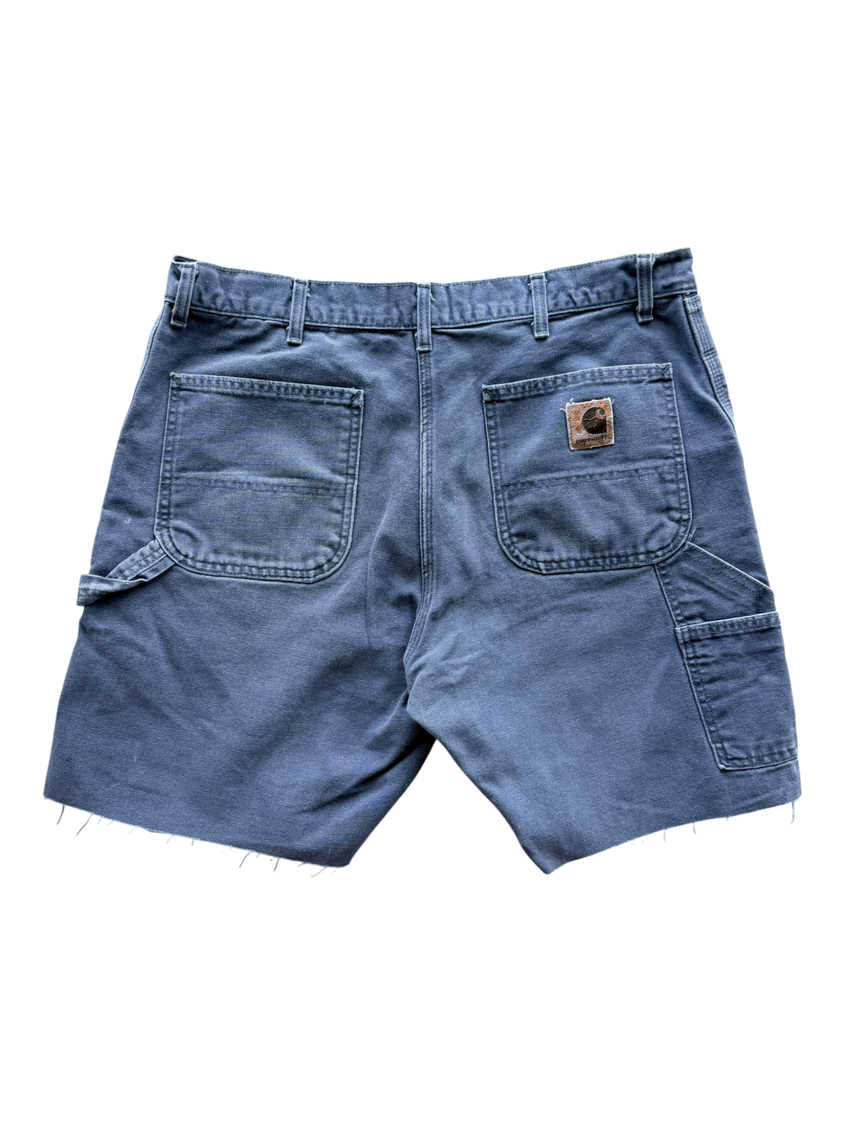 Brown Patch Carpenter Shorts Washed Indigo