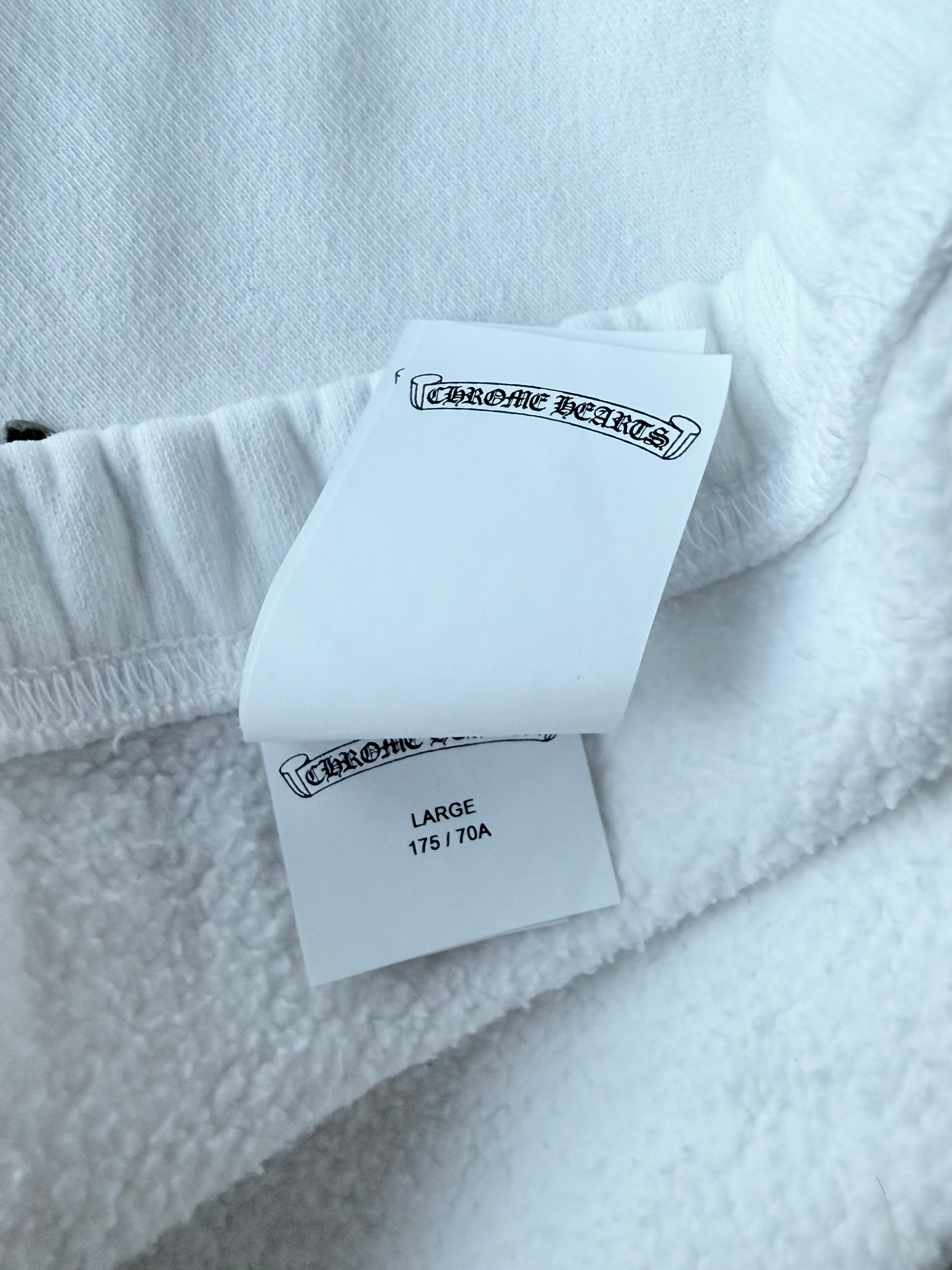 Cheetah & White Patent Patch Sweatpants