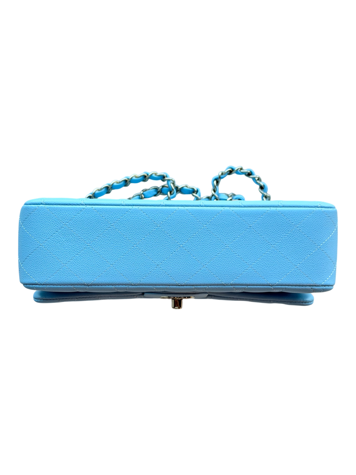 Blue Caviar Quilted Medium Flap Bag