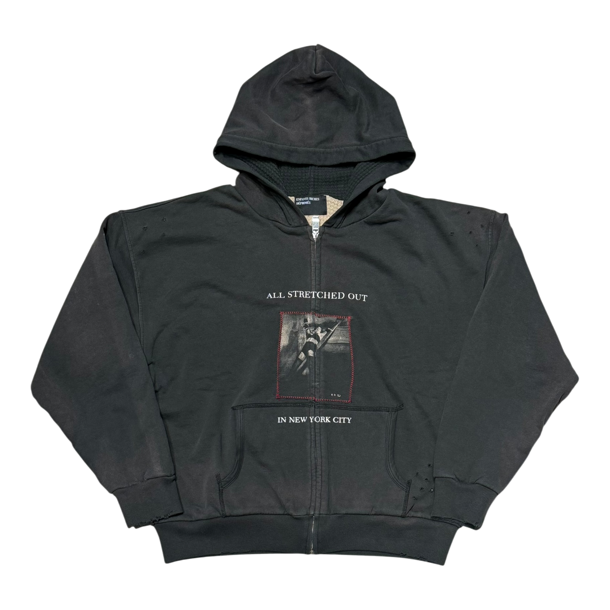 Stretched Out Thermal Lined Zip Up