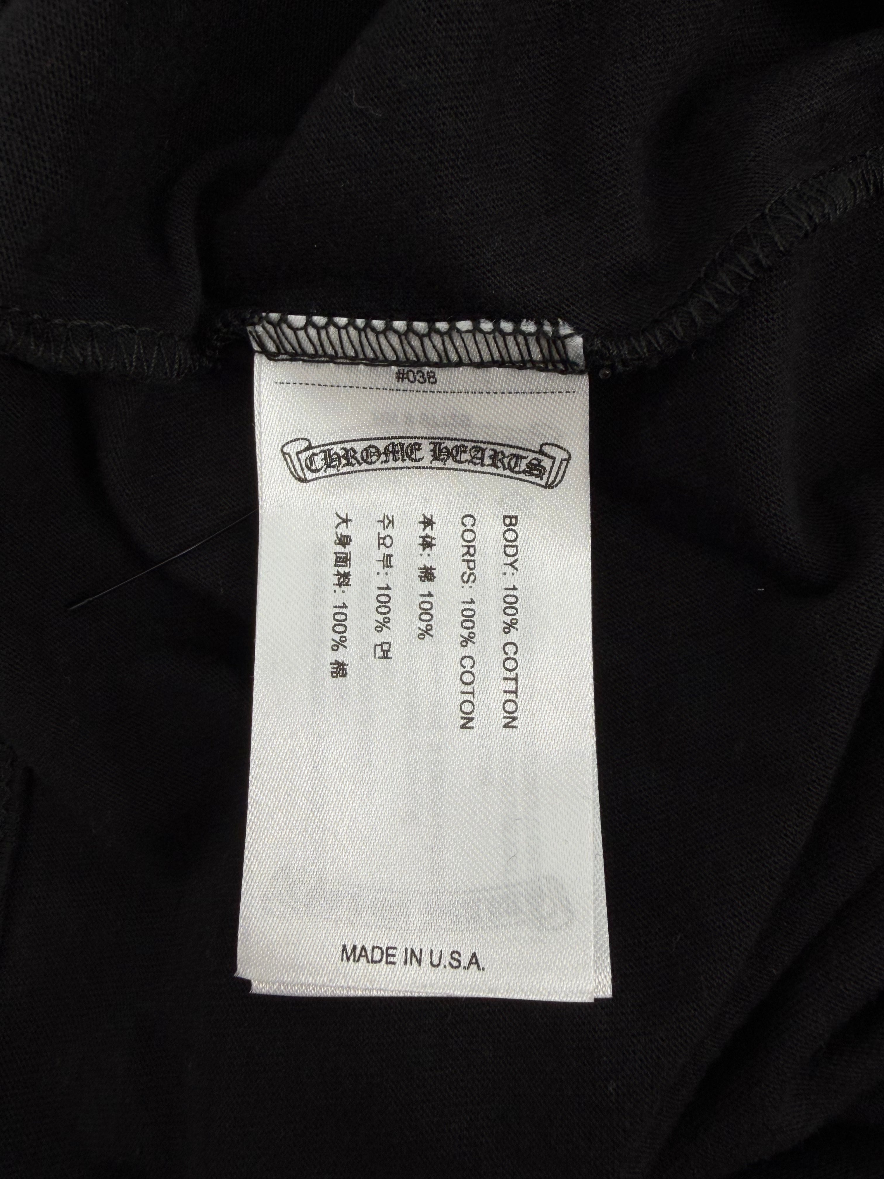Neck Logo Black L/S T-Shirt