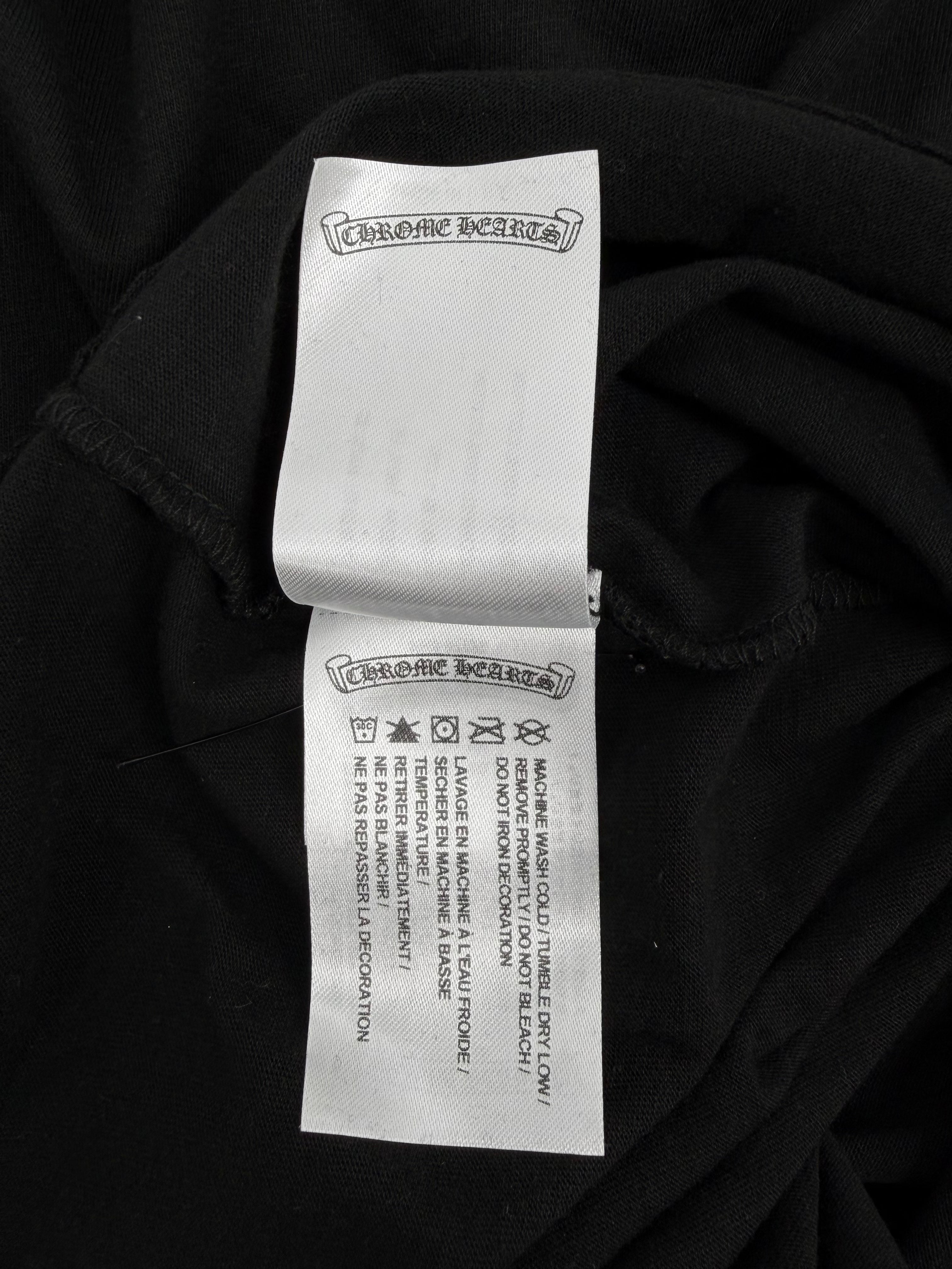 Neck Logo Black L/S T-Shirt
