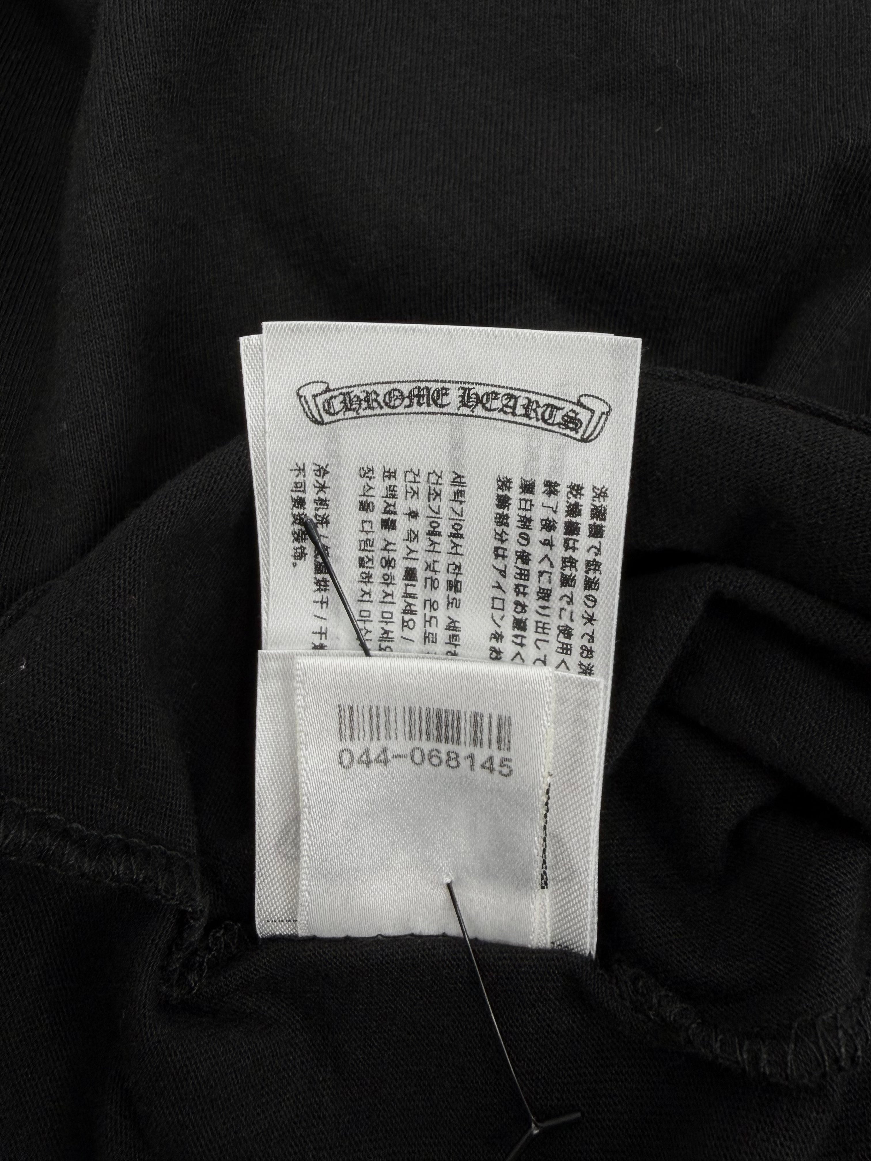 Neck Logo Black L/S T-Shirt