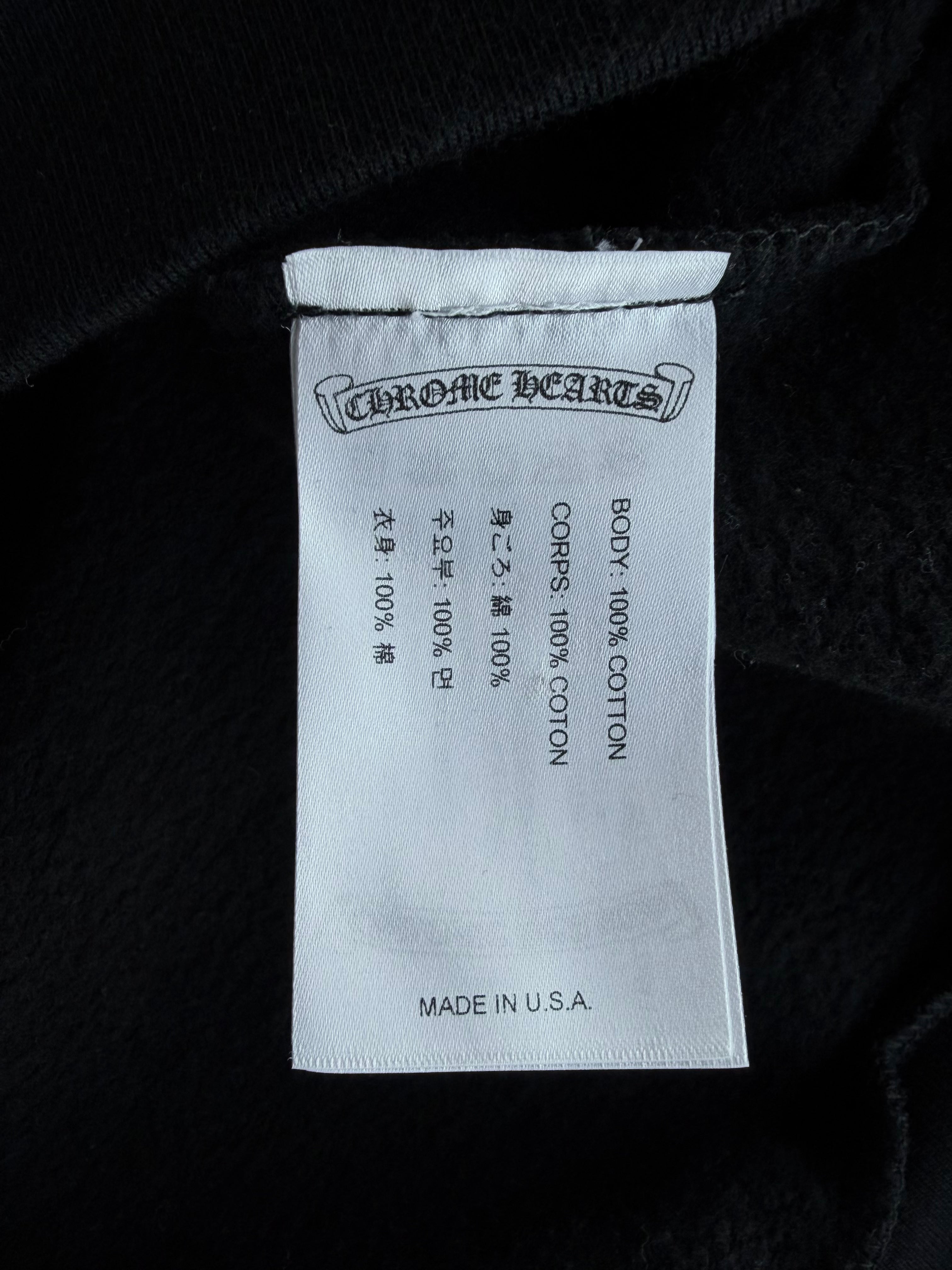 T Bar Shoulder Logo Hoodie Black