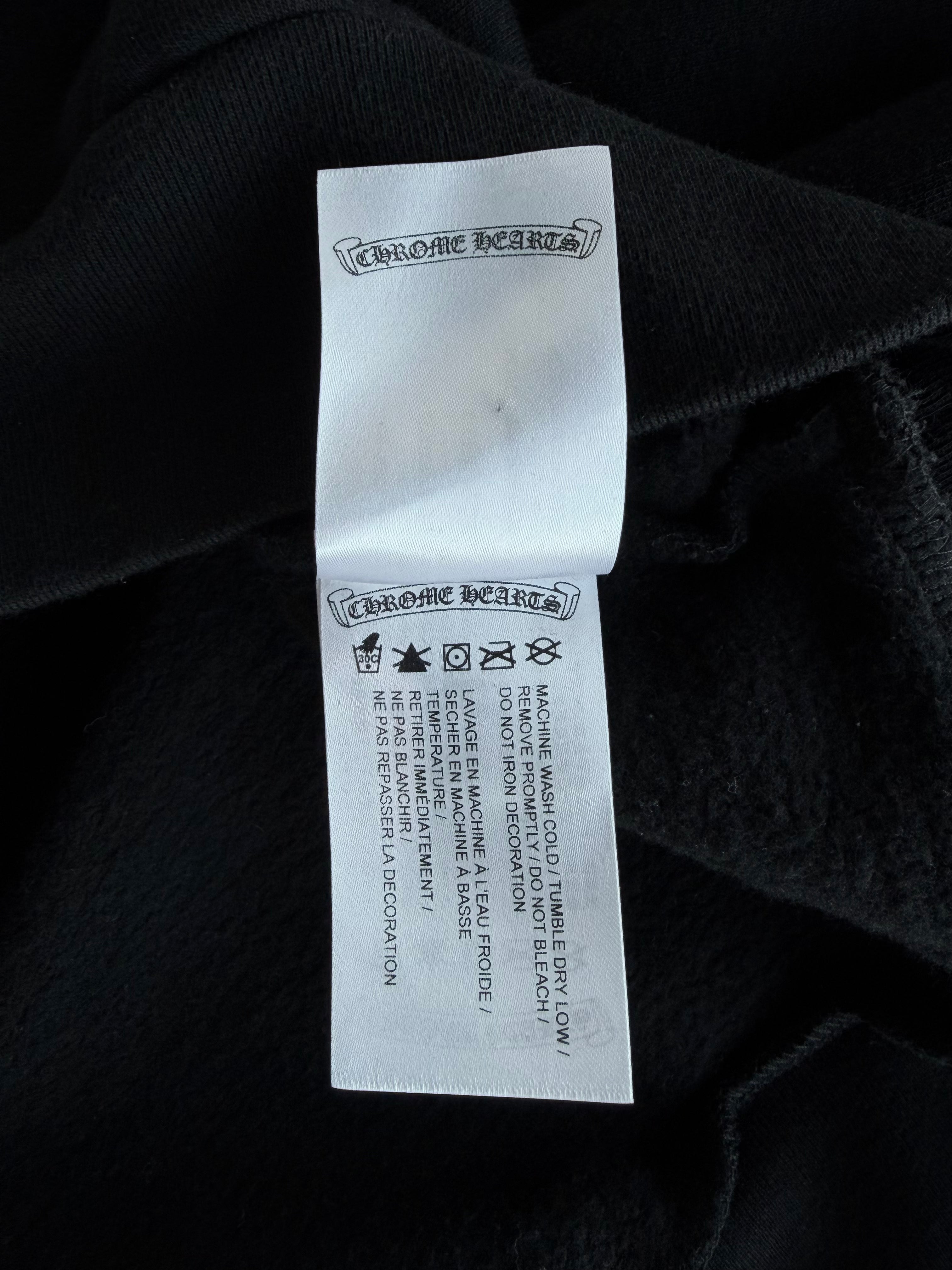T Bar Shoulder Logo Hoodie Black