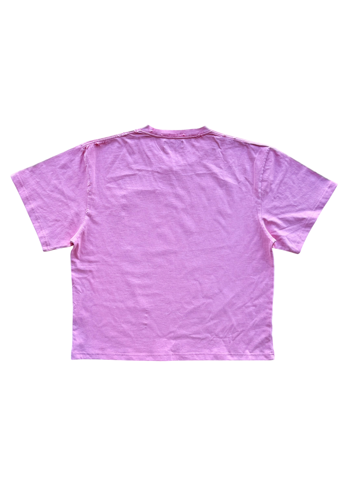 Art Type Tee Distressed Pink
