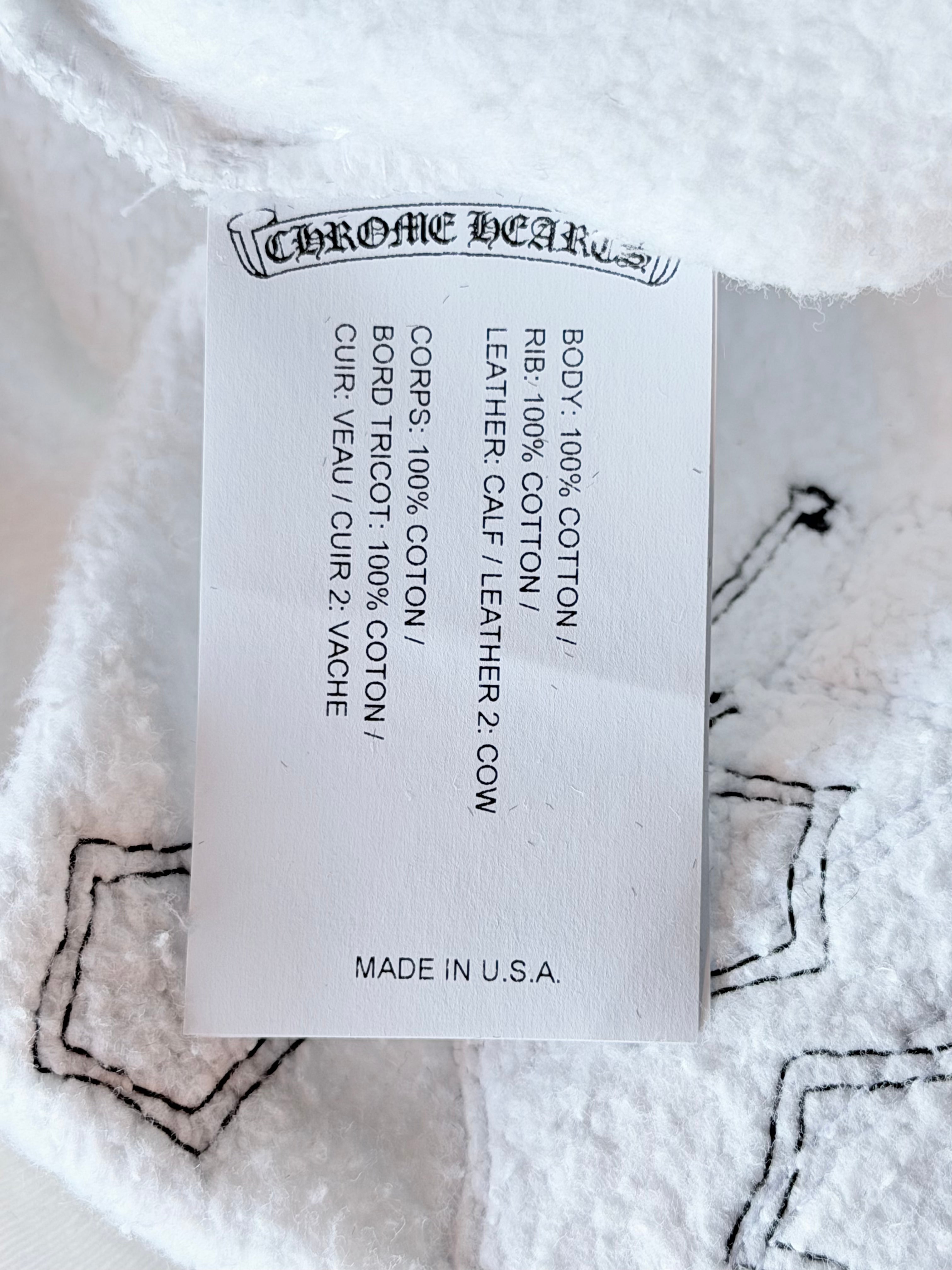 Cheetah & White Patent Patch Quarter Zip