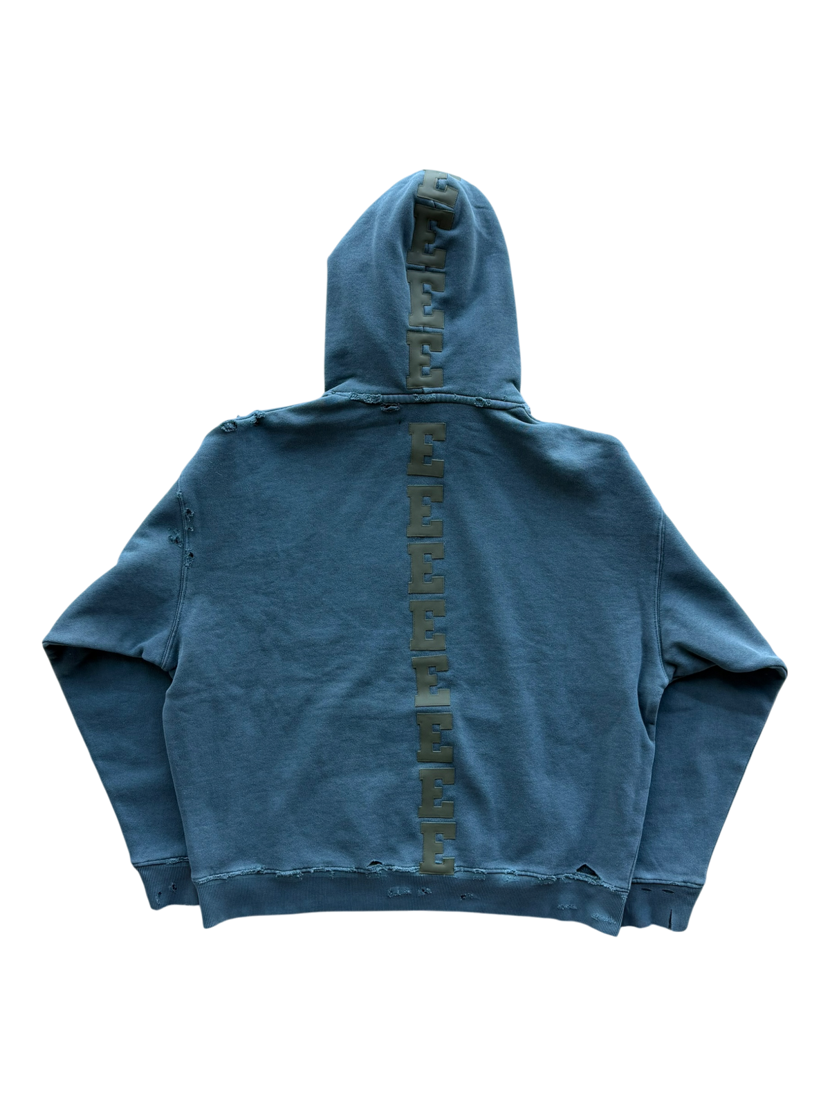 Olive Spine Patch Hoodie